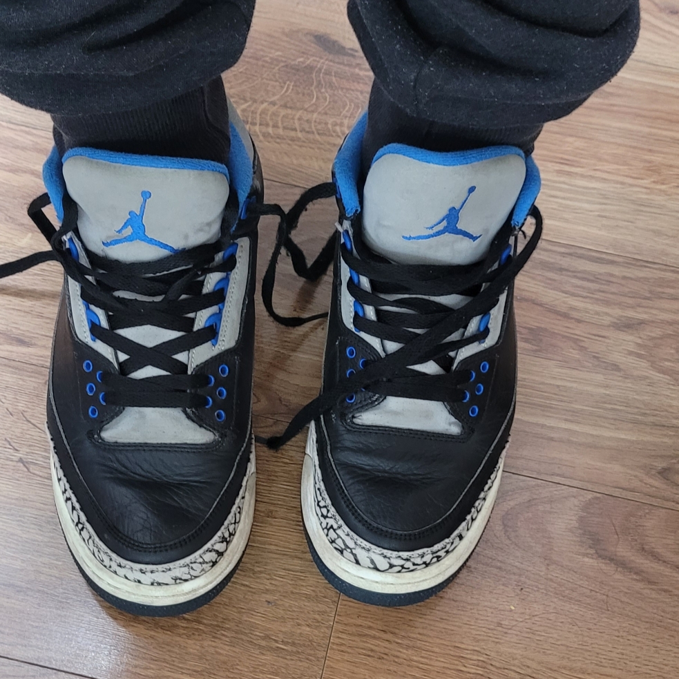Jordan 3 Retro Sport Blue 착용 스타일 - 3
