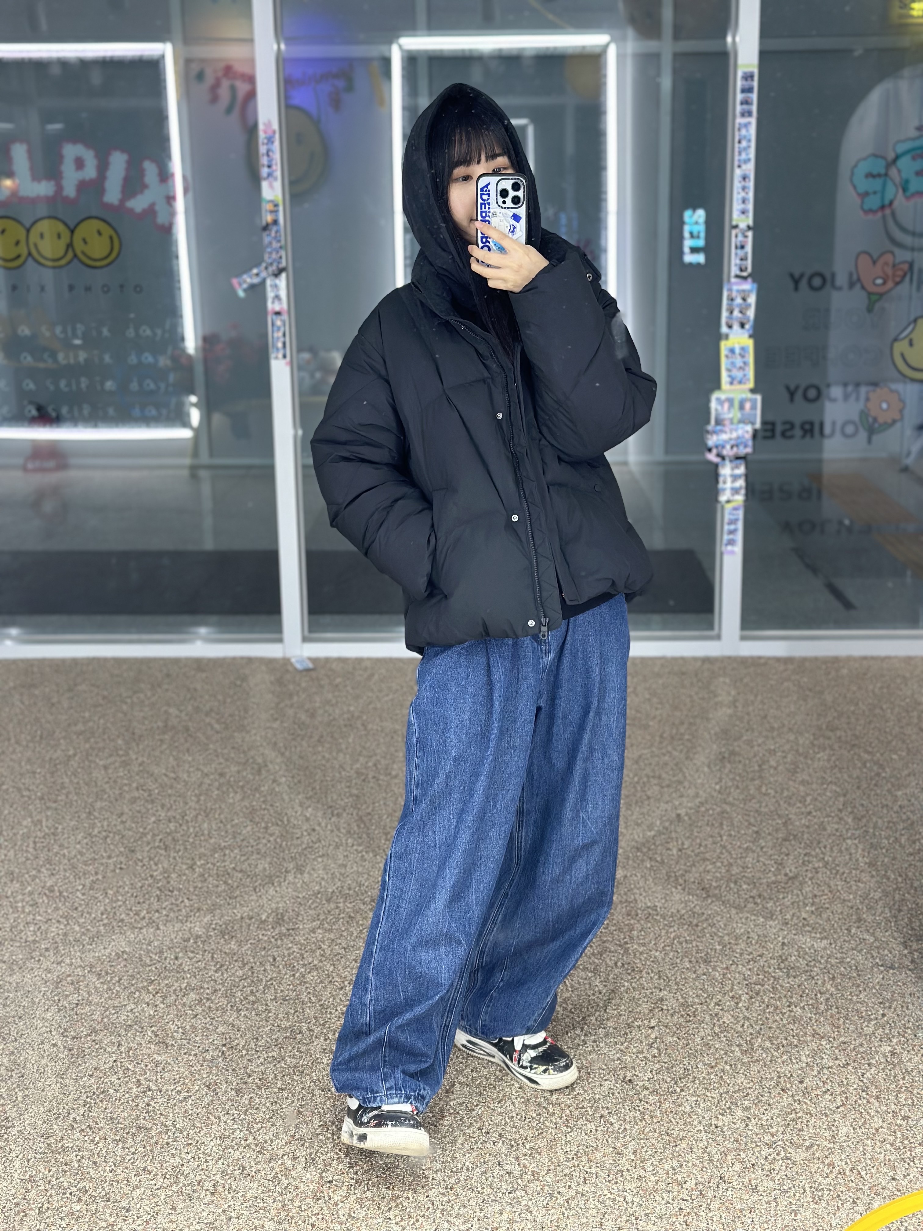Nike x Peaceminusone Air Force 1 Low Para-Noise 착용 스타일