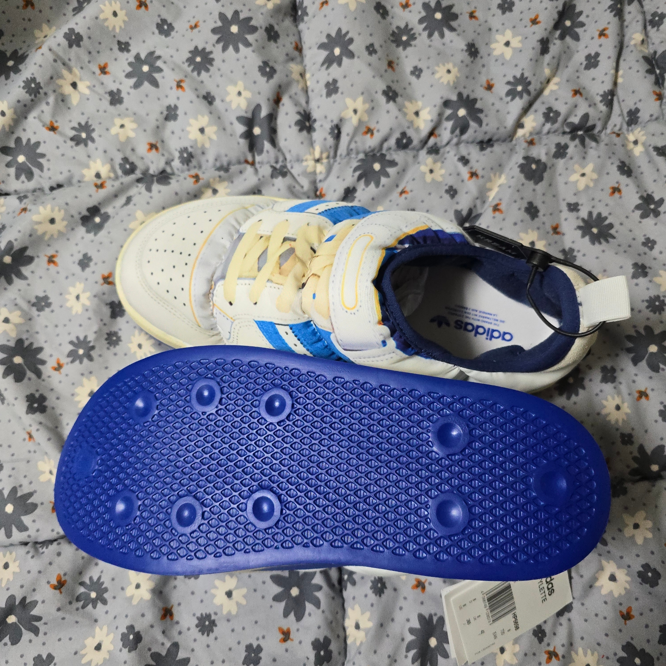 Adidas Puffylette Forum 84 Cloud White 착용 스타일 - 4