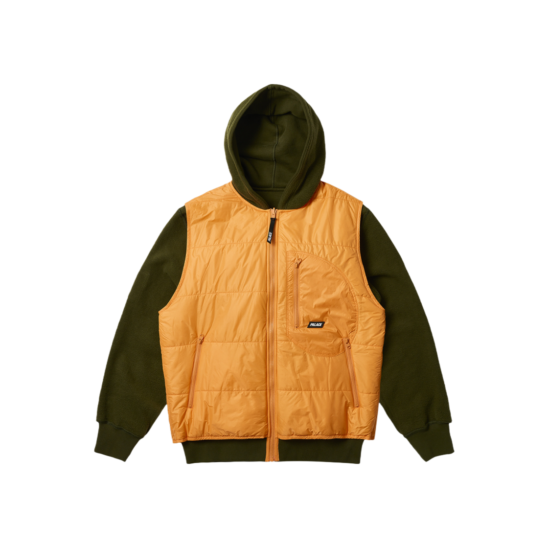 24ss palace reversible vest hood ファッション 