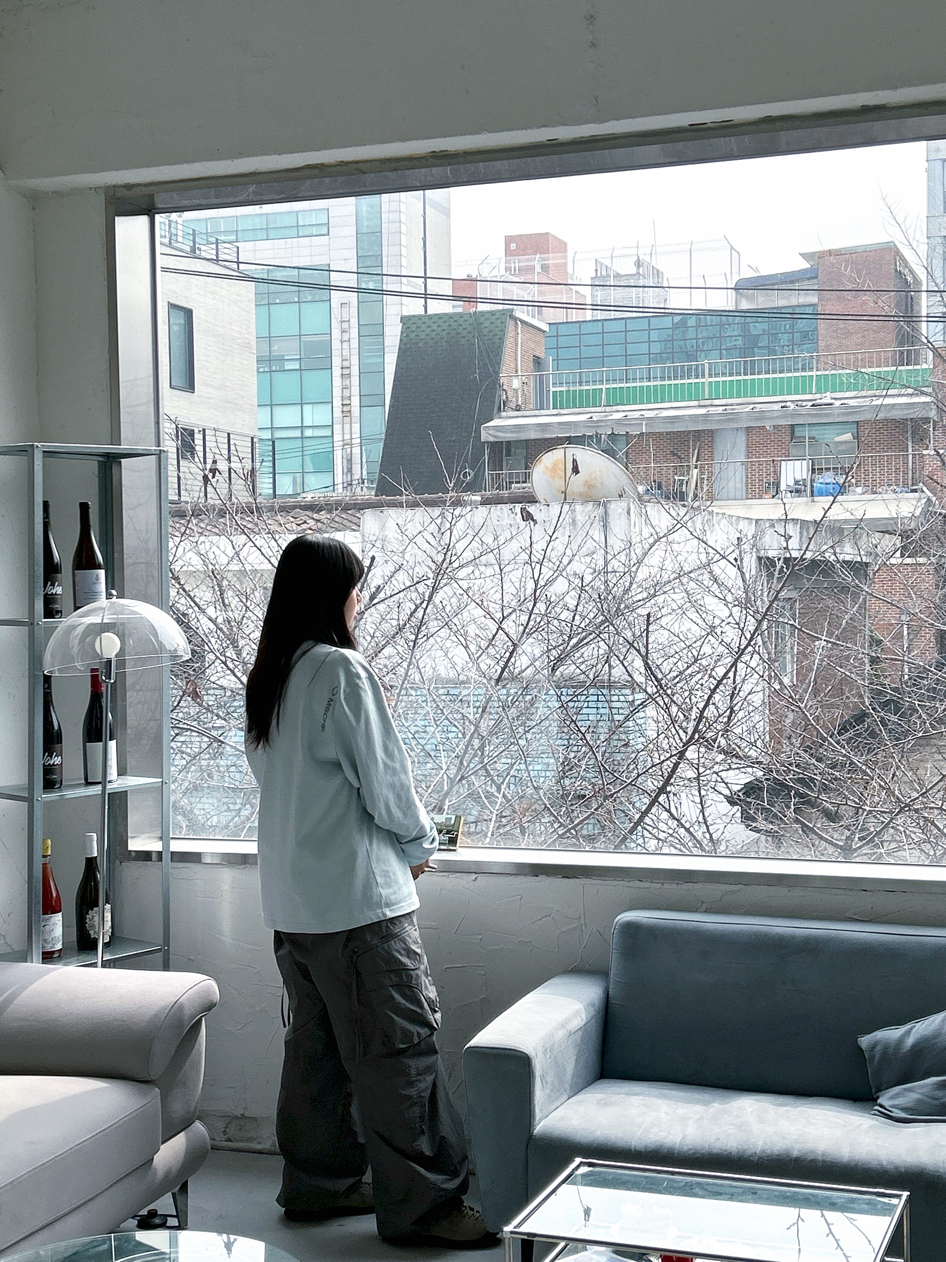 Mischief Rhombus Long Sleeve Sky Blue, (W) Keen Jasper Suede Sneakers Silver Mink 착용 스타일