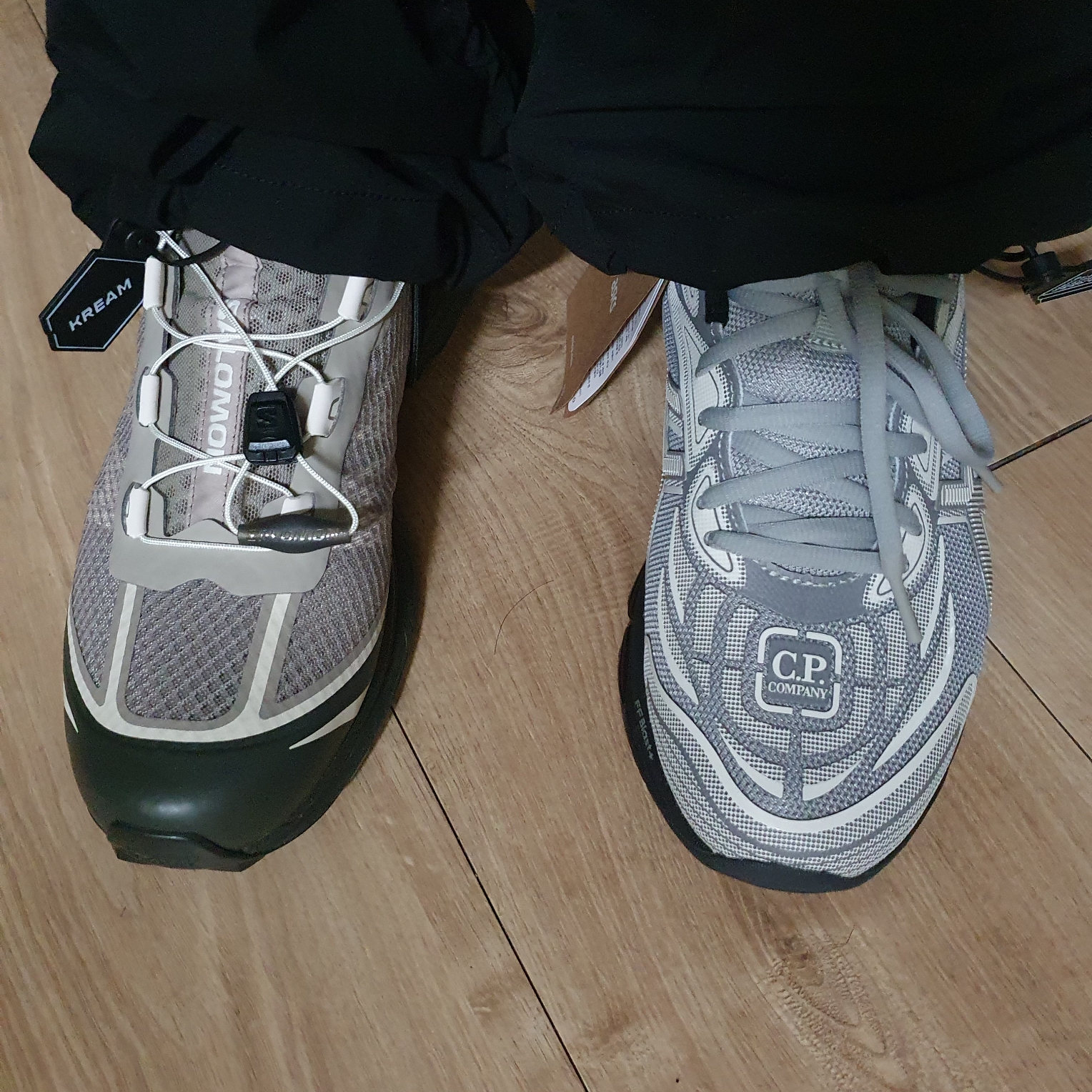 Salomon XT-6 FT Vintage Khaki 착용 스타일