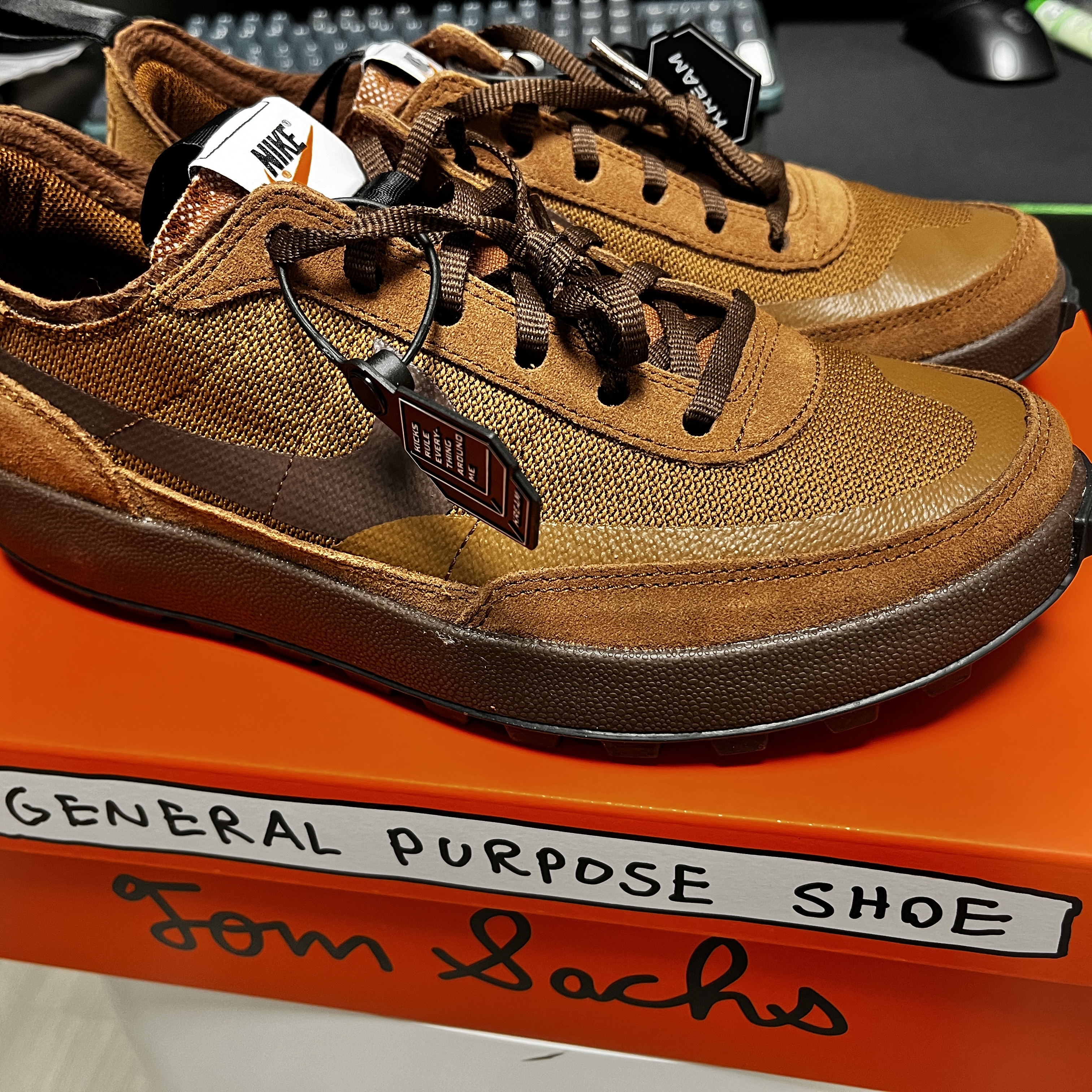 Nike x Tom Sachs General Purpose Shoe Brown 착용 스타일