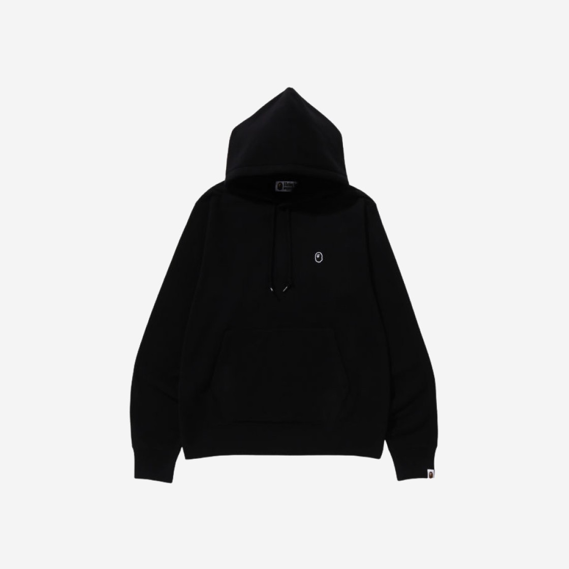 BAPE Ape Head One Point Pullover Hoodie Black 상세 이미지 1