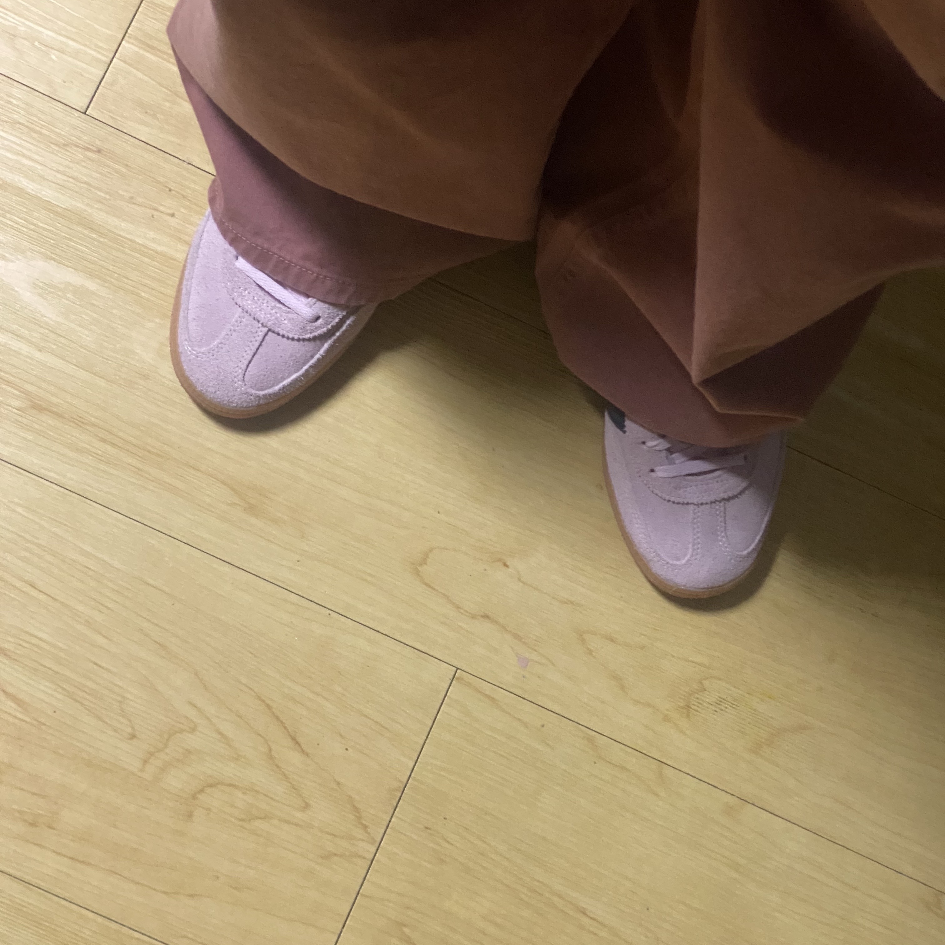 (W) Adidas Spezial Handball Clear Pink 착용 스타일