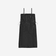 STUDIOTABLE Front Zipper Dress Black