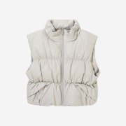 STUDIOTABLE Reversible Padding Vest Ivory