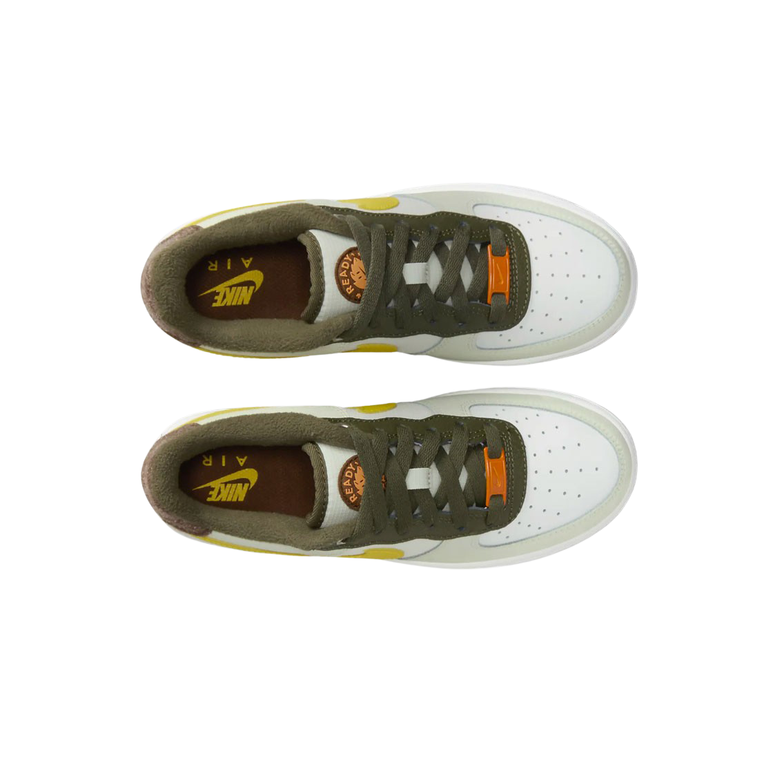(GS) 나이키 에어포스 1 LV8 서밋 화이트 비비드 설퍼((GS) Nike Air Force 1 LV8 Summit White Vivid Sulfur) - 2