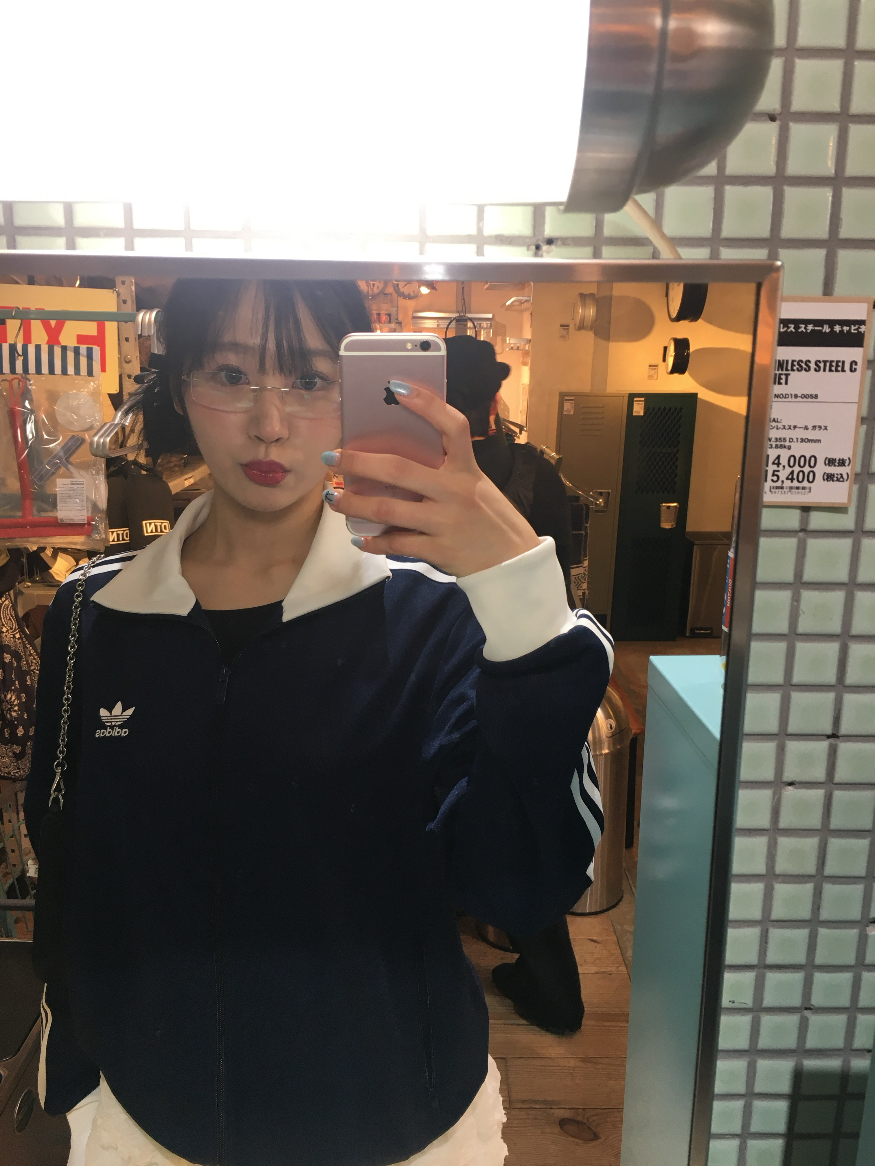 Adidas Adicolor Classic Beckenbauer Track Top Night Indigo - KR Sizing 착용 스타일 - 3