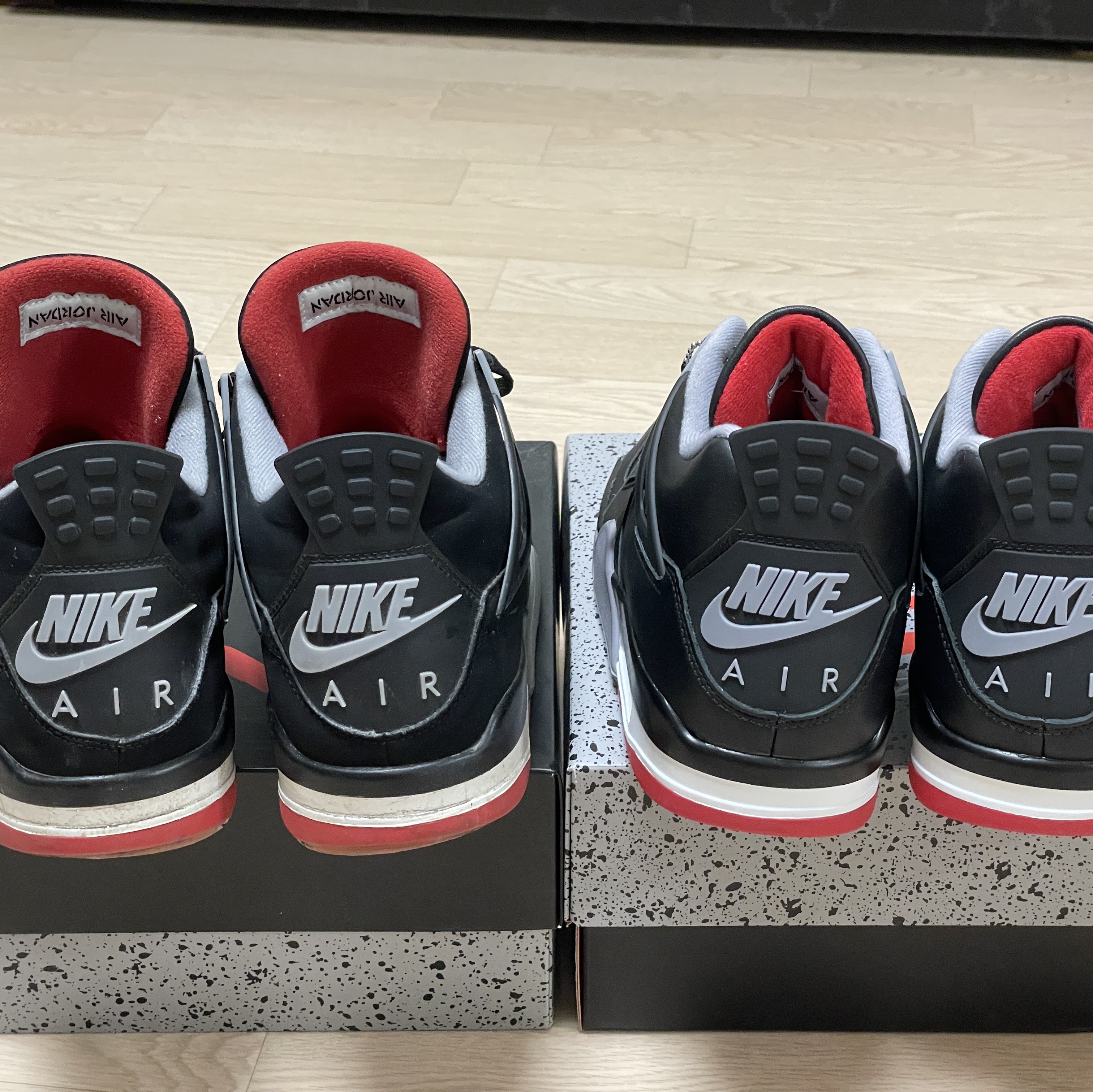 Jordan 4 Retro Bred Reimagined, Jordan 4 Retro Bred 2019 착용 스타일 - 2