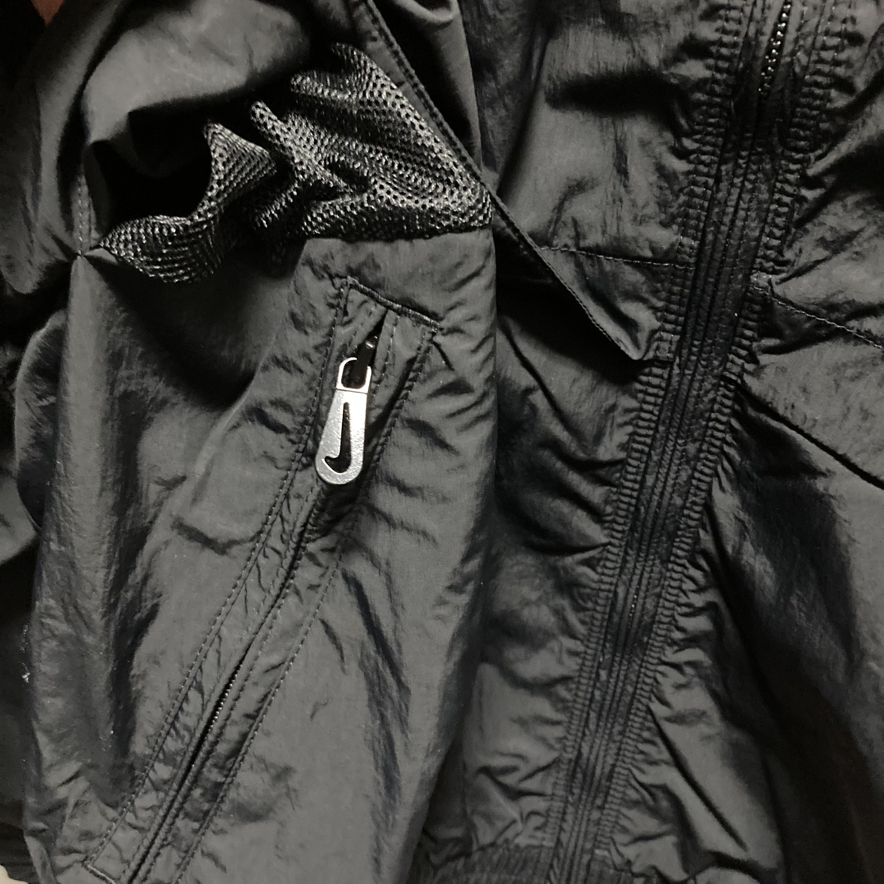Nike NSW Solo Swoosh Woven Track Jacket Black - Asia 착용 스타일 - 2