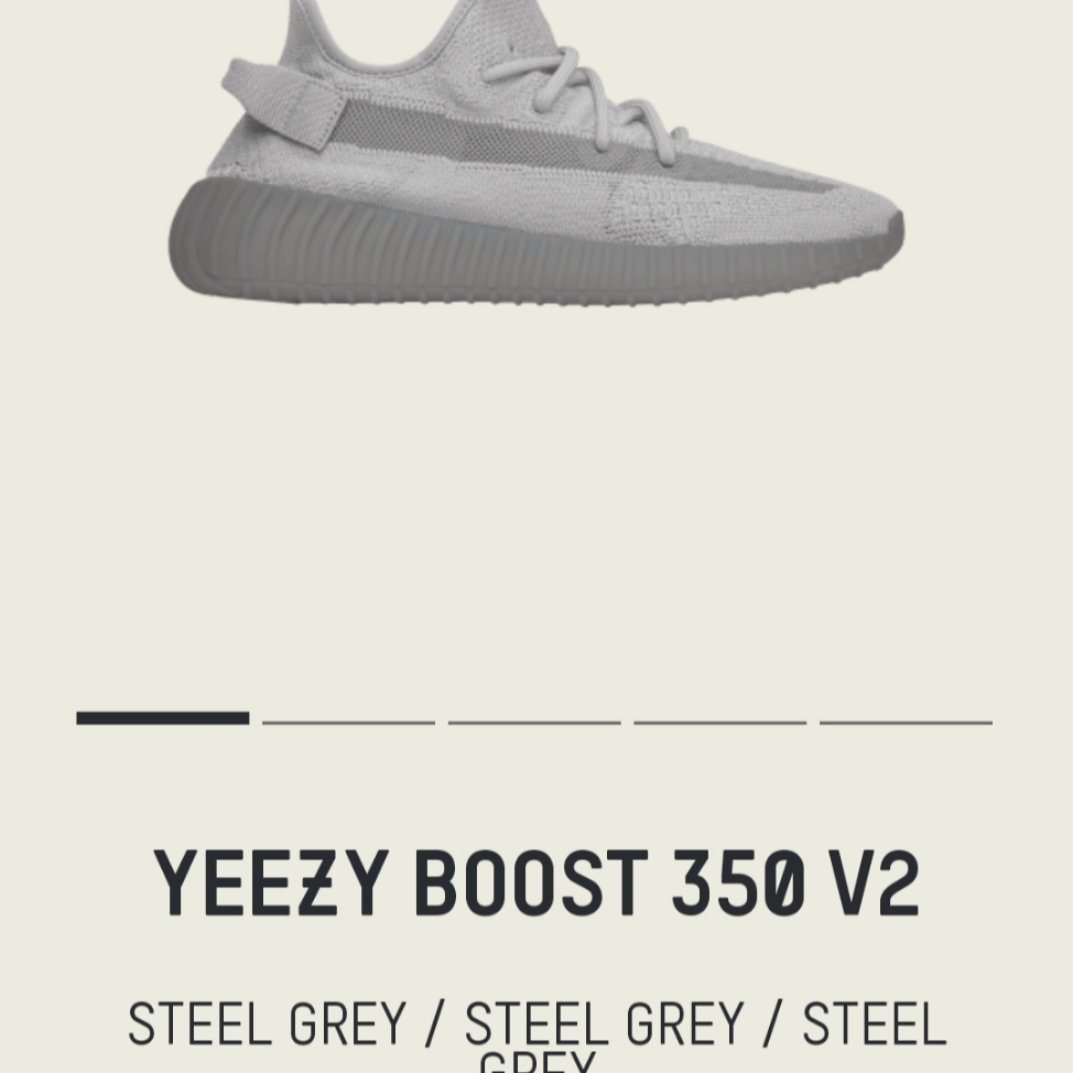 Adidas Yeezy Boost 350 V2 Steel Grey 착용 스타일