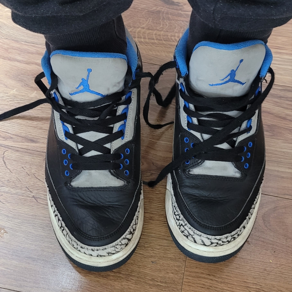 Jordan 3 Retro Sport Blue 착용 스타일 - 4