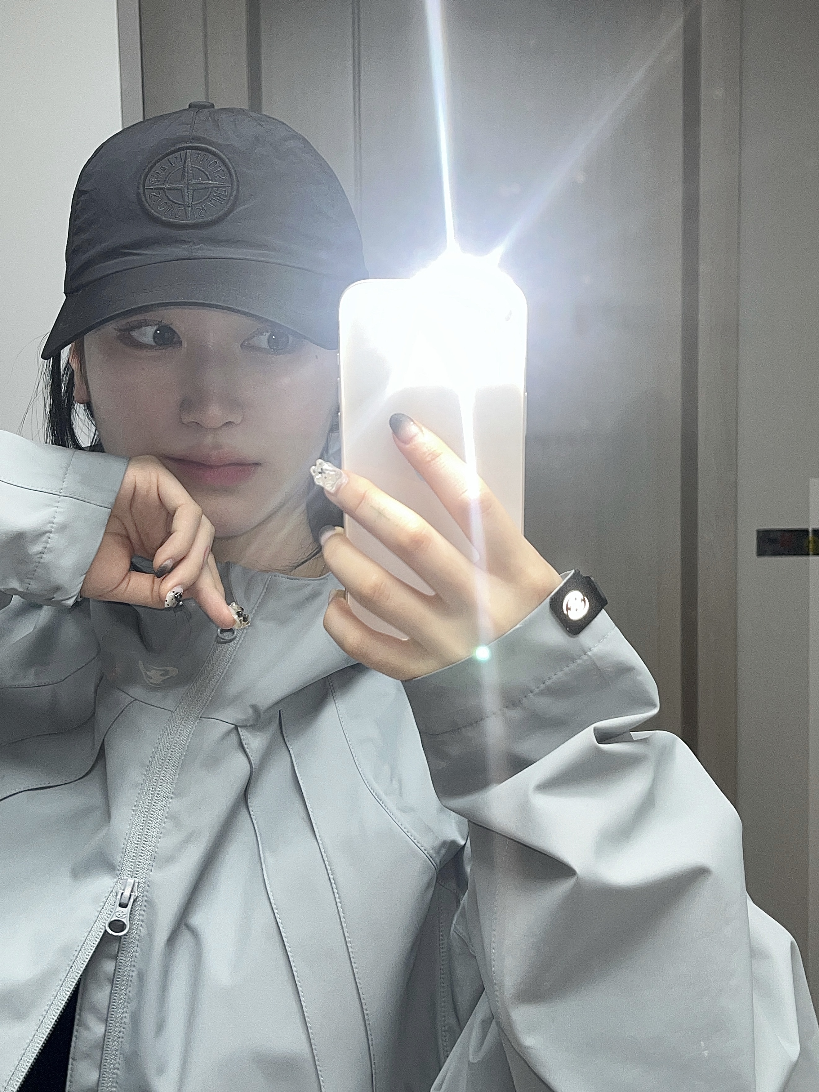 Sansan Gear Windblock Jacket Sky Blue - 22FW 착용 스타일