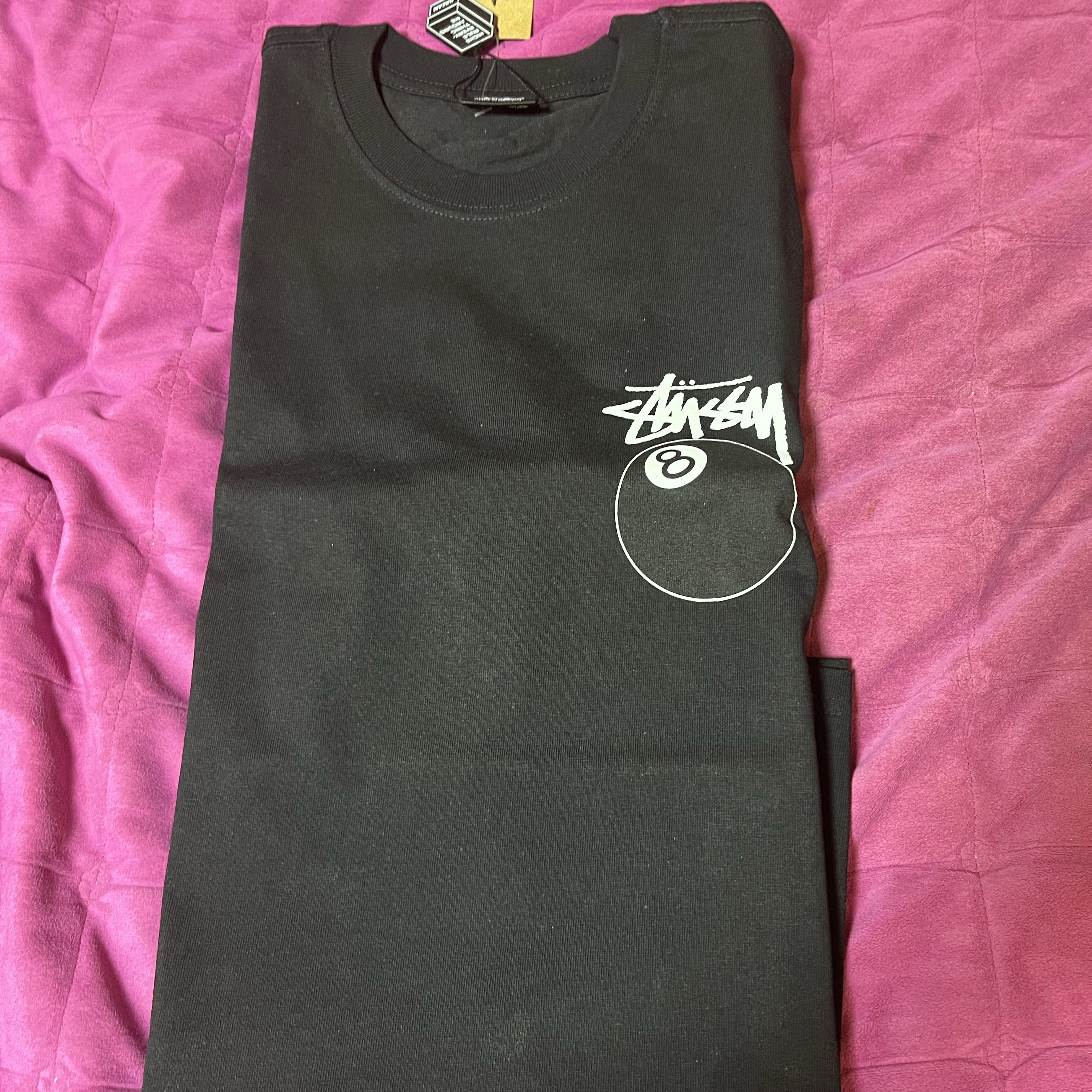 Stussy 8 Ball T-Shirt Black - 22SS 착용 스타일
