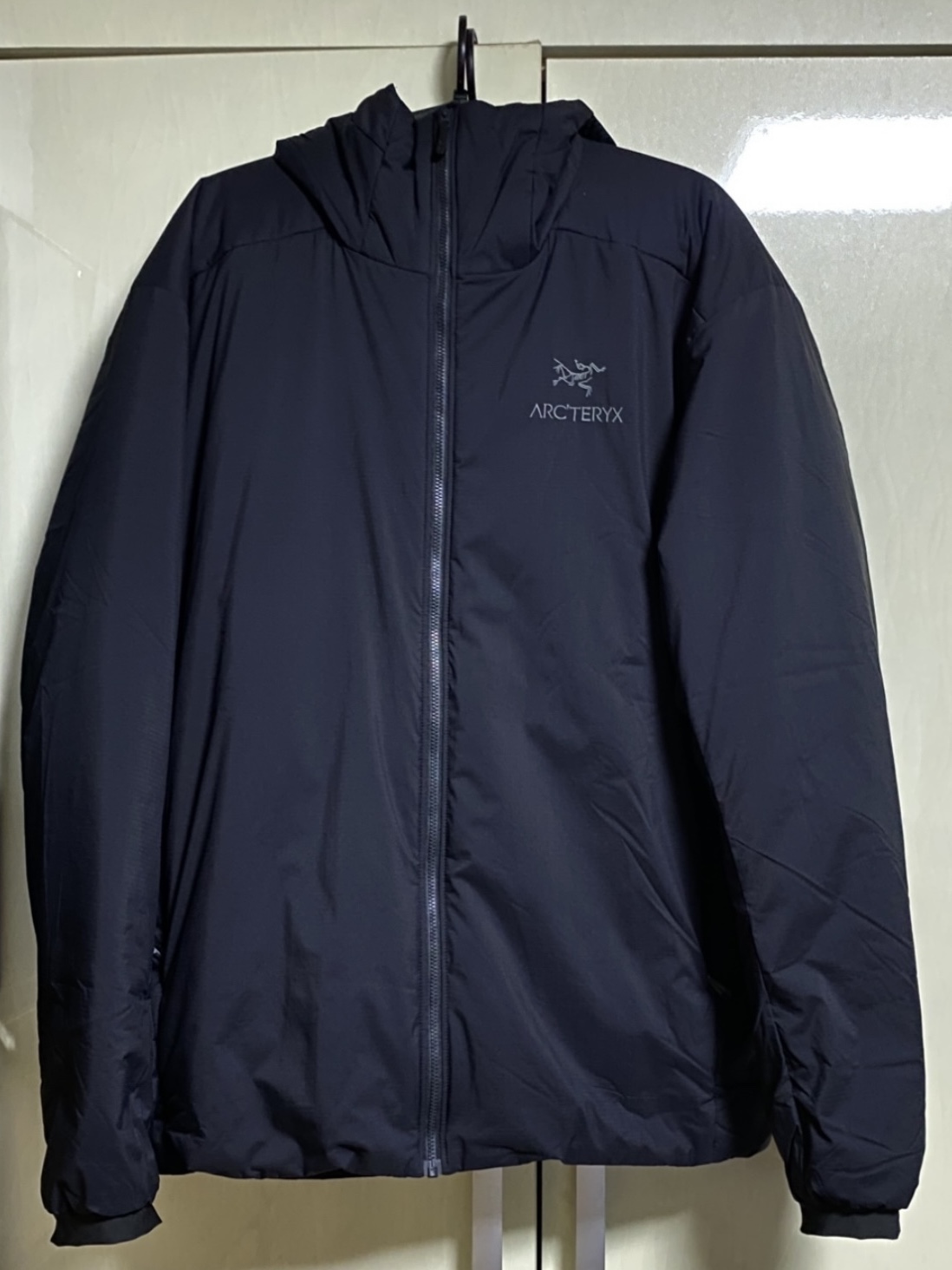 Arc'teryx Atom AR Hoody Black 착용 스타일