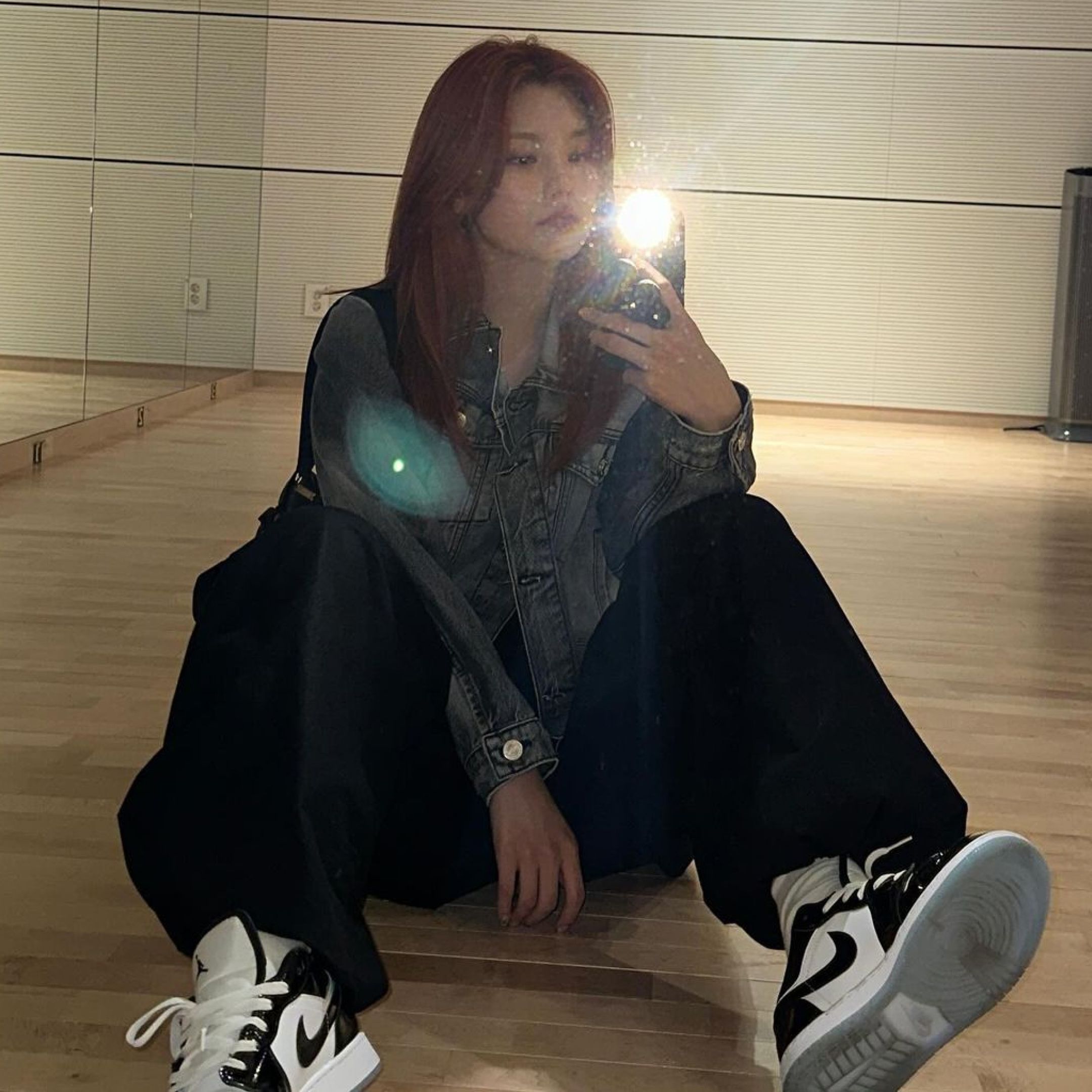 (W) Jordan 1 Low Black and White 착용 스타일 - 2