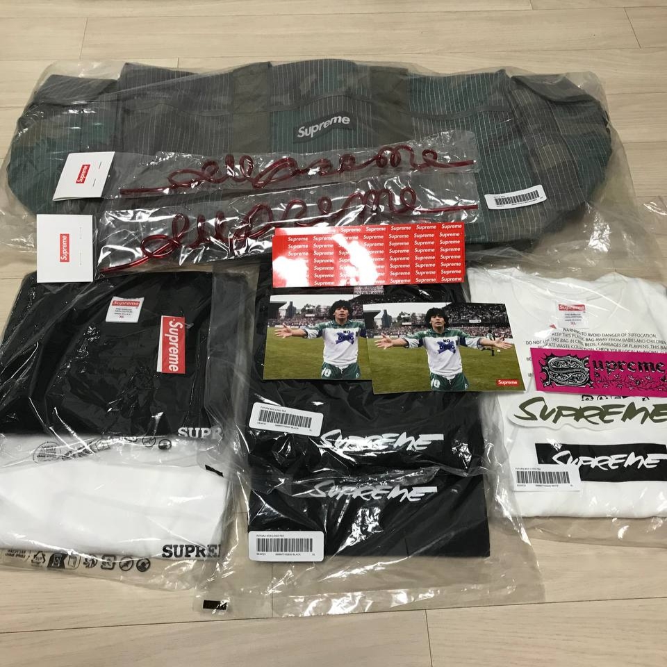 Supreme Duffle Bag Woodland Camo - 24SS 착용 스타일
