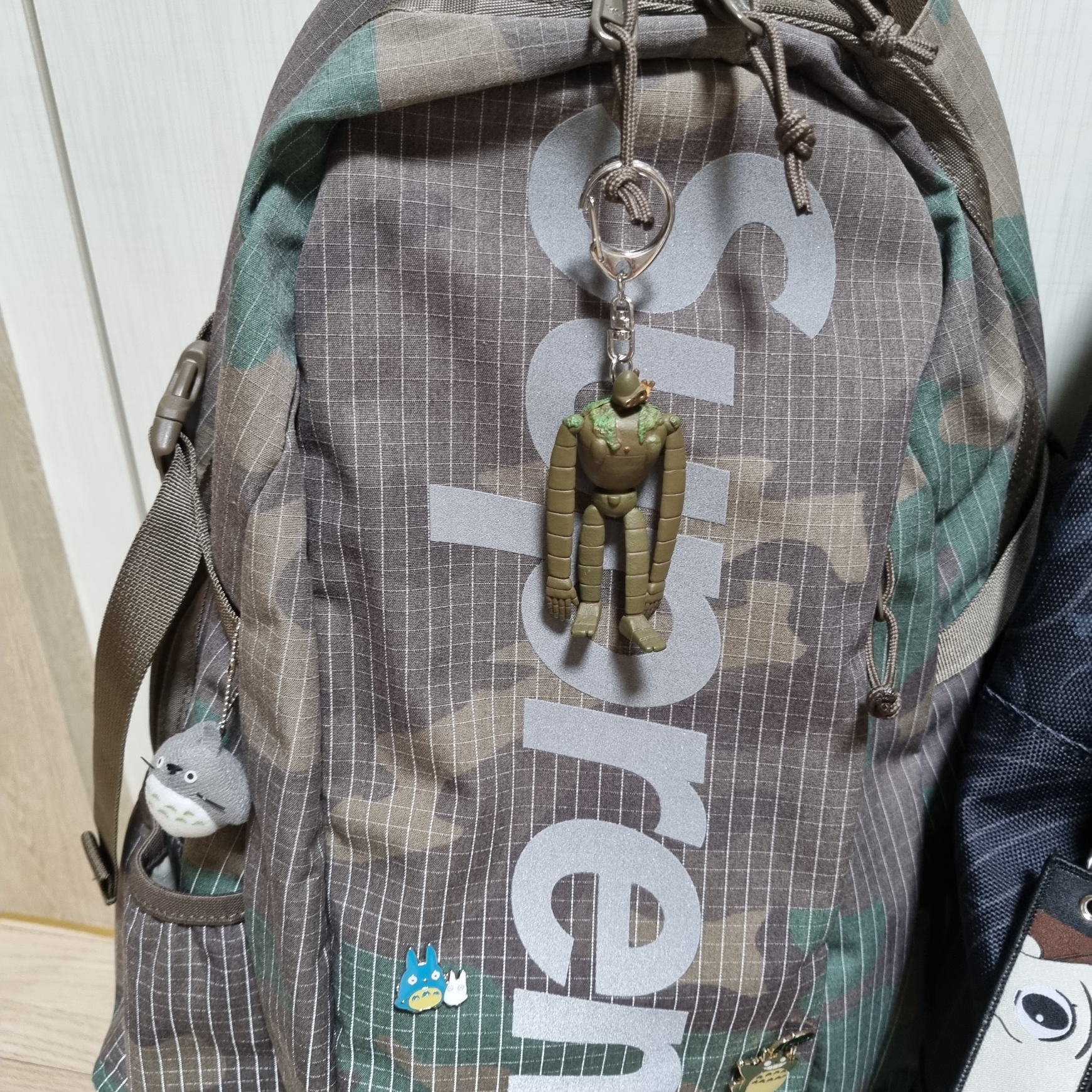 Supreme Backpack Woodland Camo - 24SS 착용 스타일