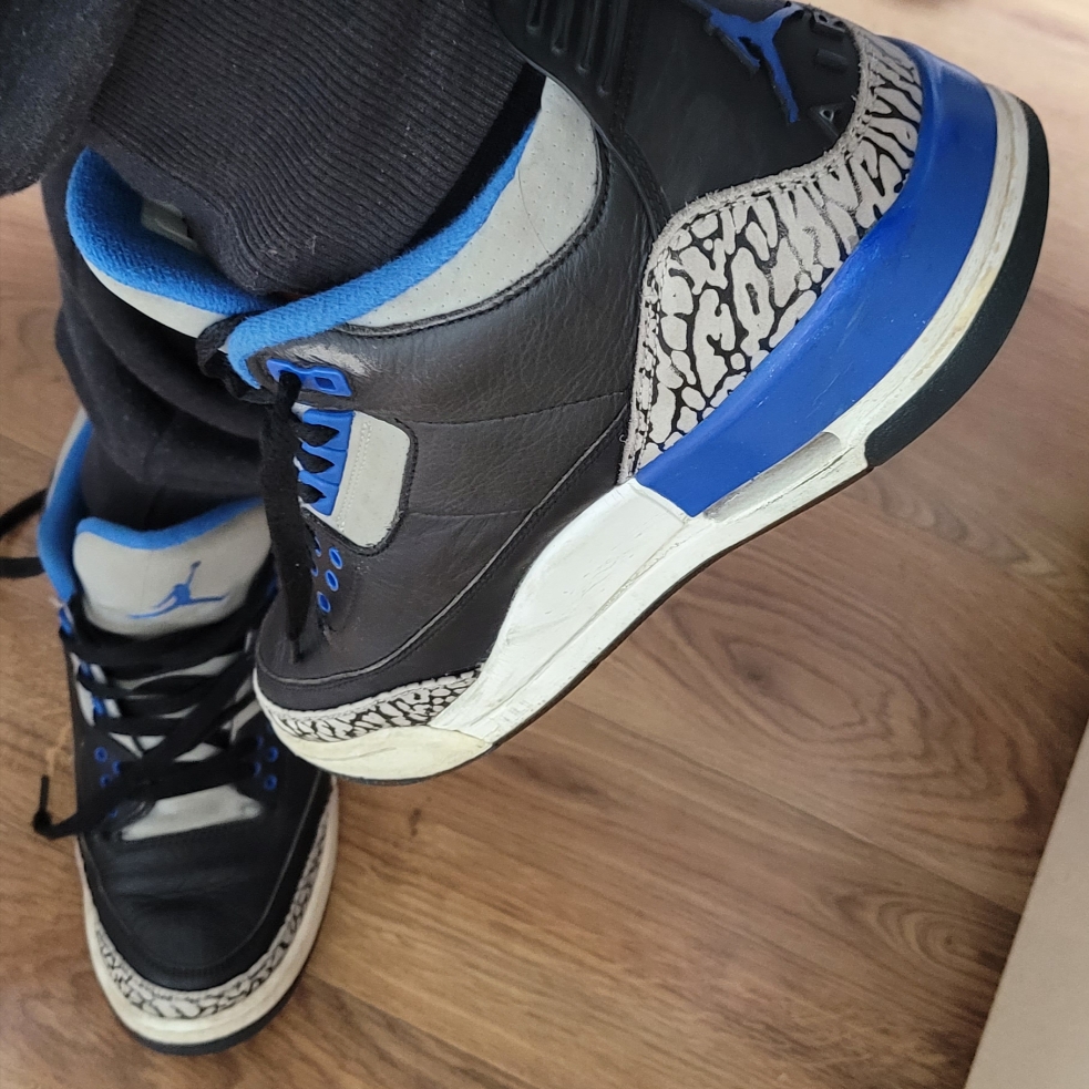 Jordan 3 Retro Sport Blue 착용 스타일 - 2