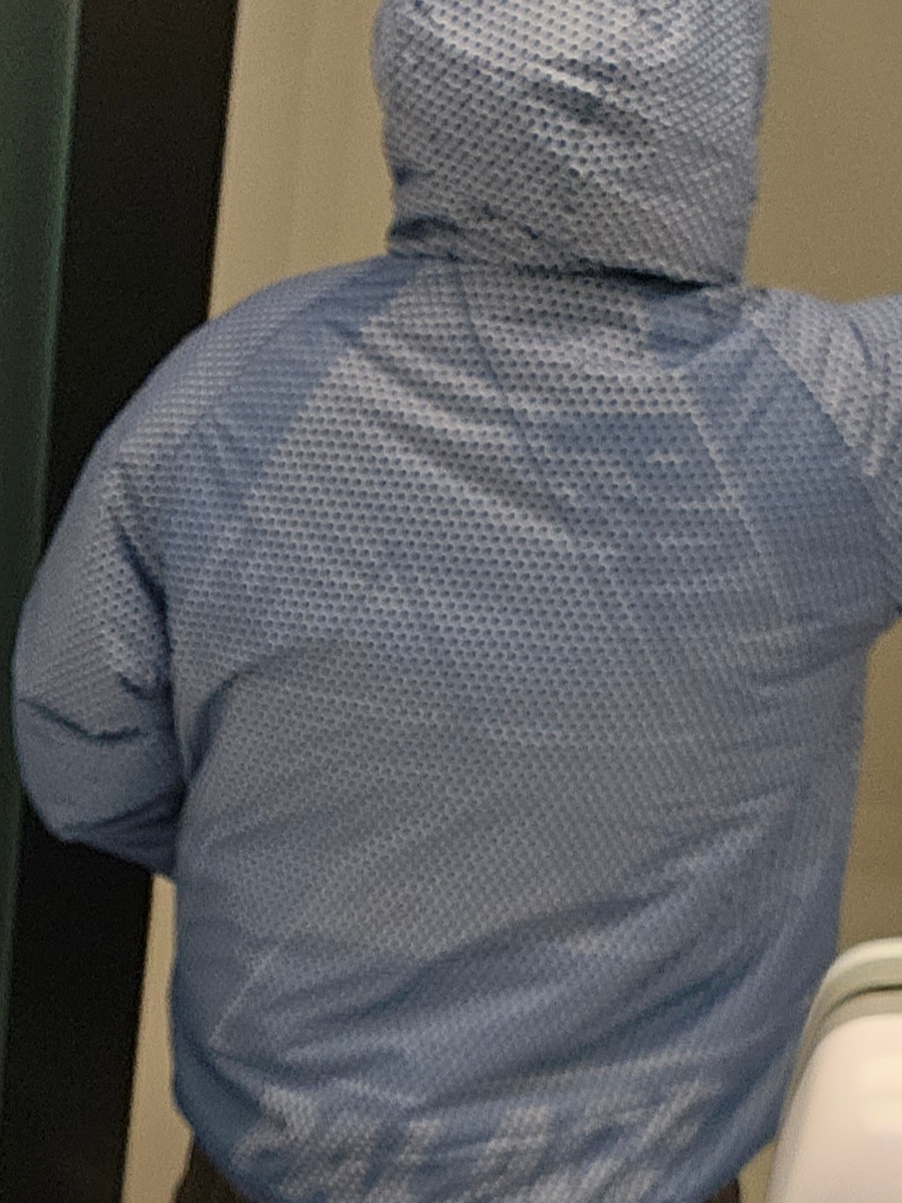 Palace Hexagon Pertex Quilted Jacket Blue - 24SS 착용 스타일 - 2