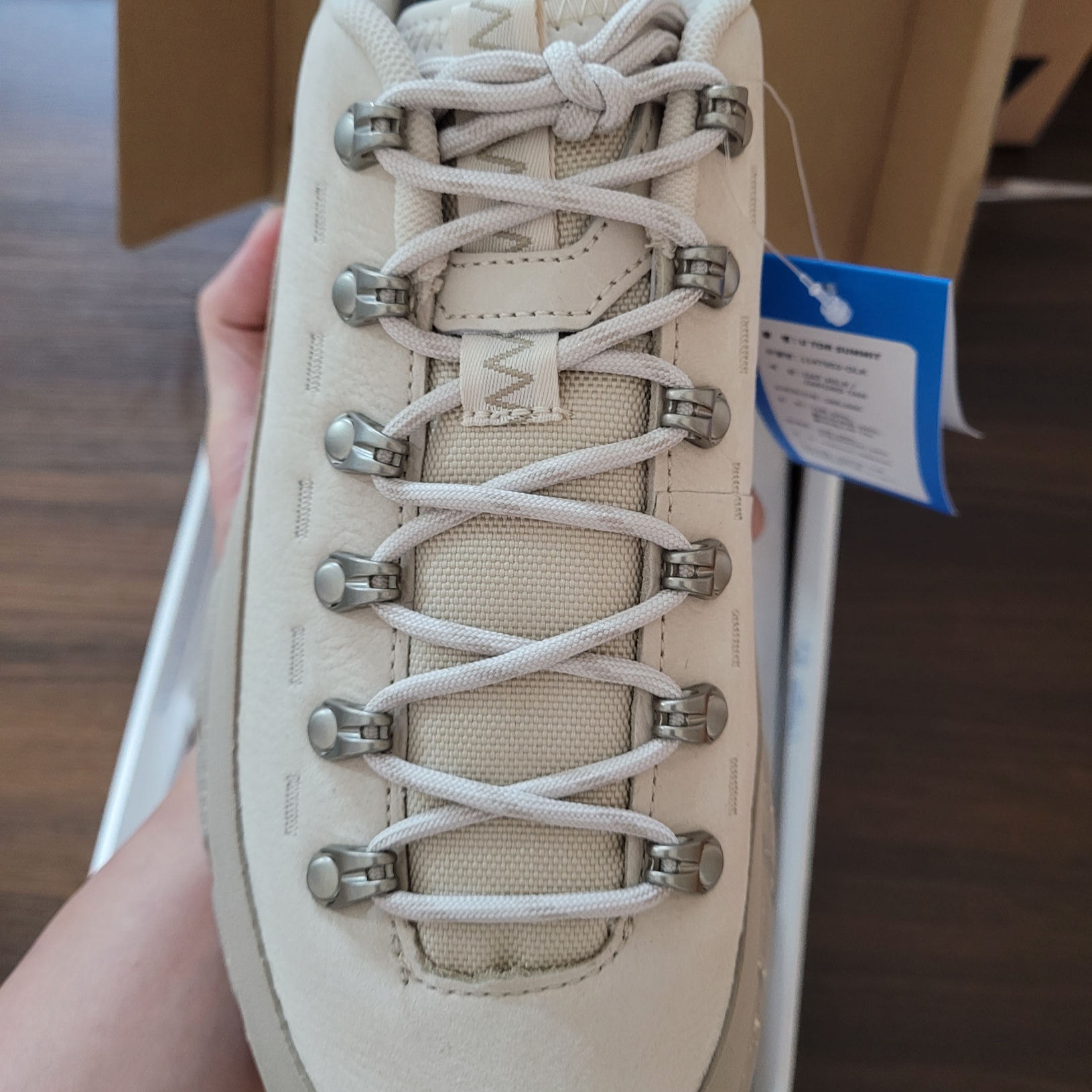 Hoka Tor Summit 2 Oat Milk Oxford Tan 착용 스타일 - 8