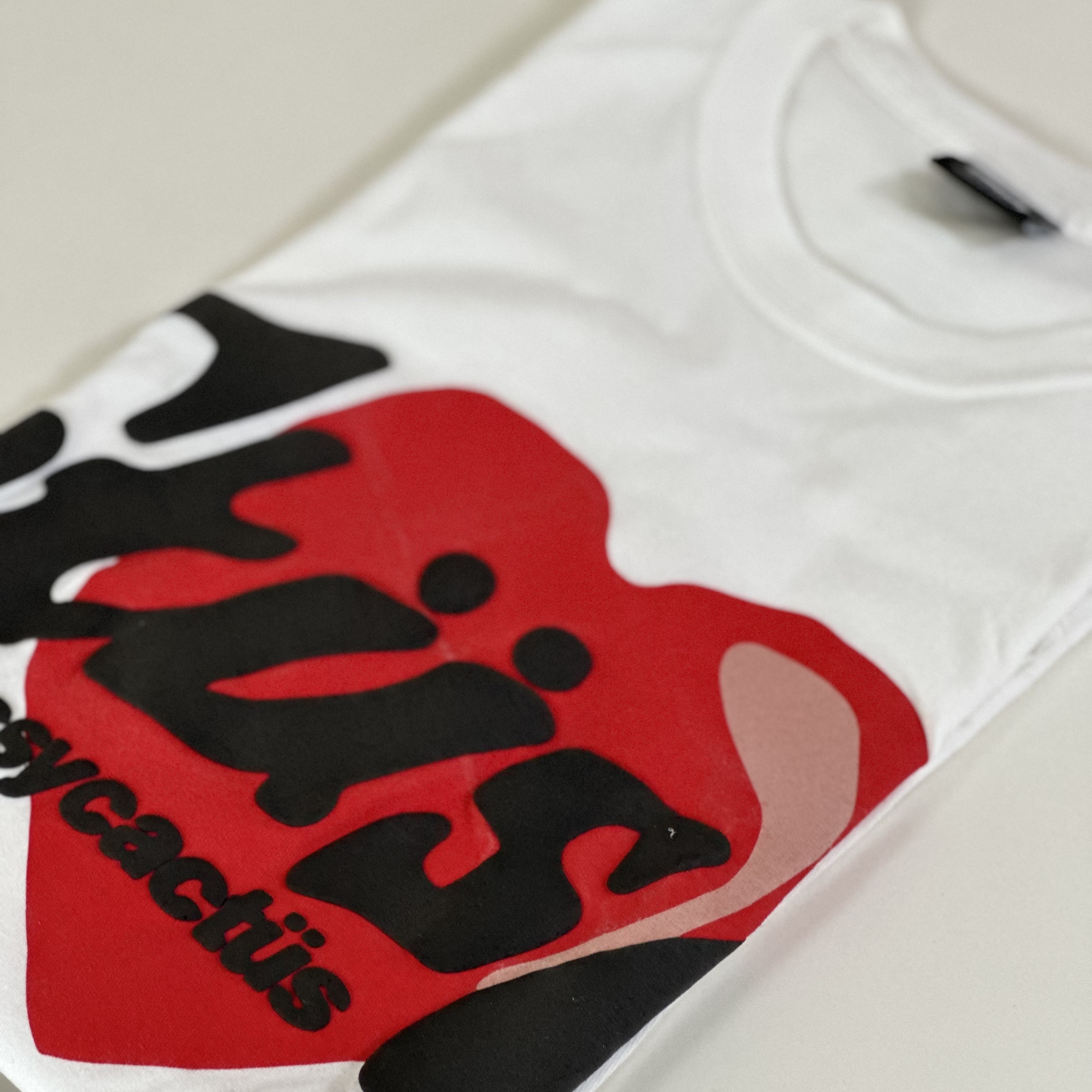 Stussy x Cactus Plant Flea Market Heart T-Shirt 착용 스타일