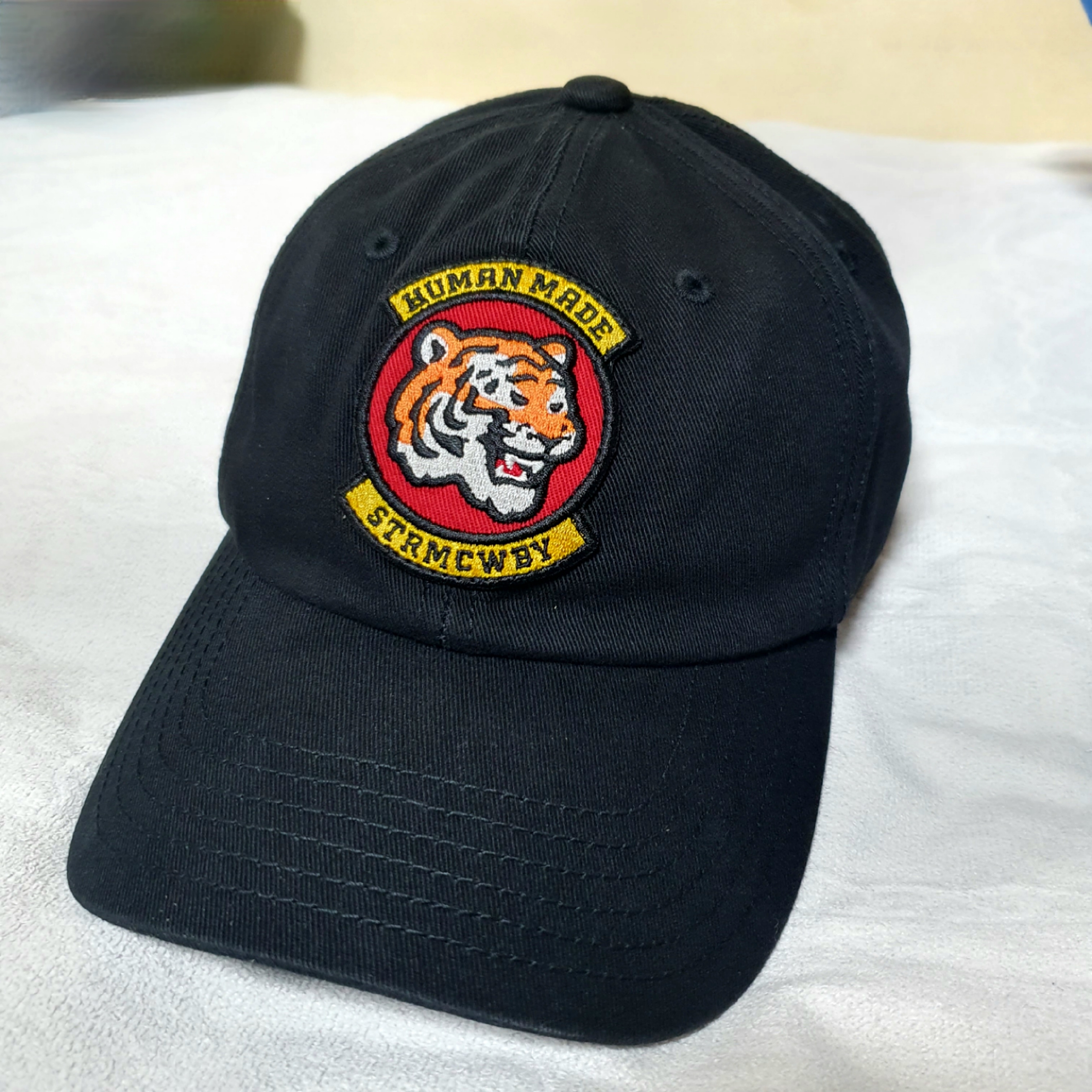 Human Made 6 Panel Cap #4 Black 착용 스타일