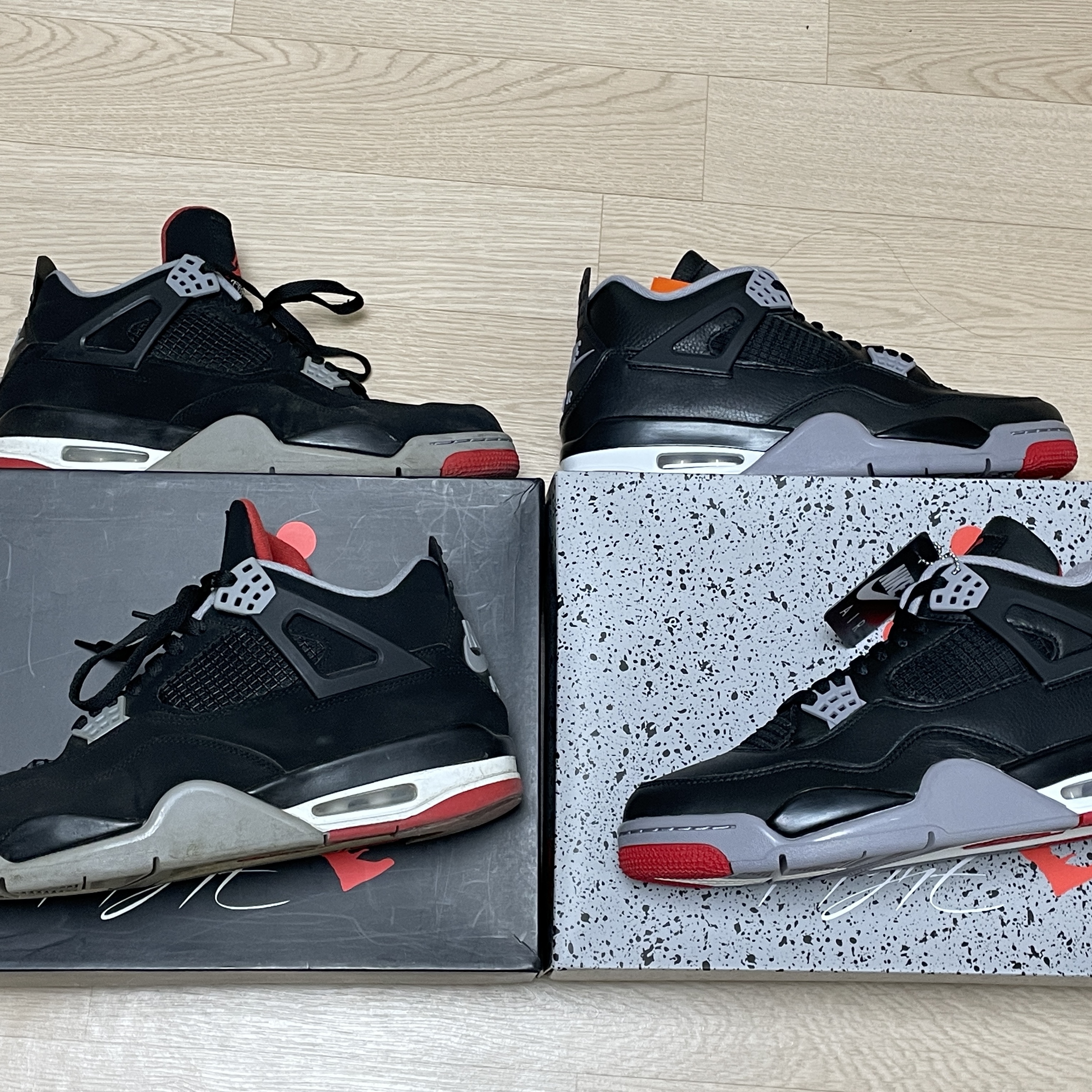 Jordan 4 Retro Bred Reimagined, Jordan 4 Retro Bred 2019 착용 스타일 - 3