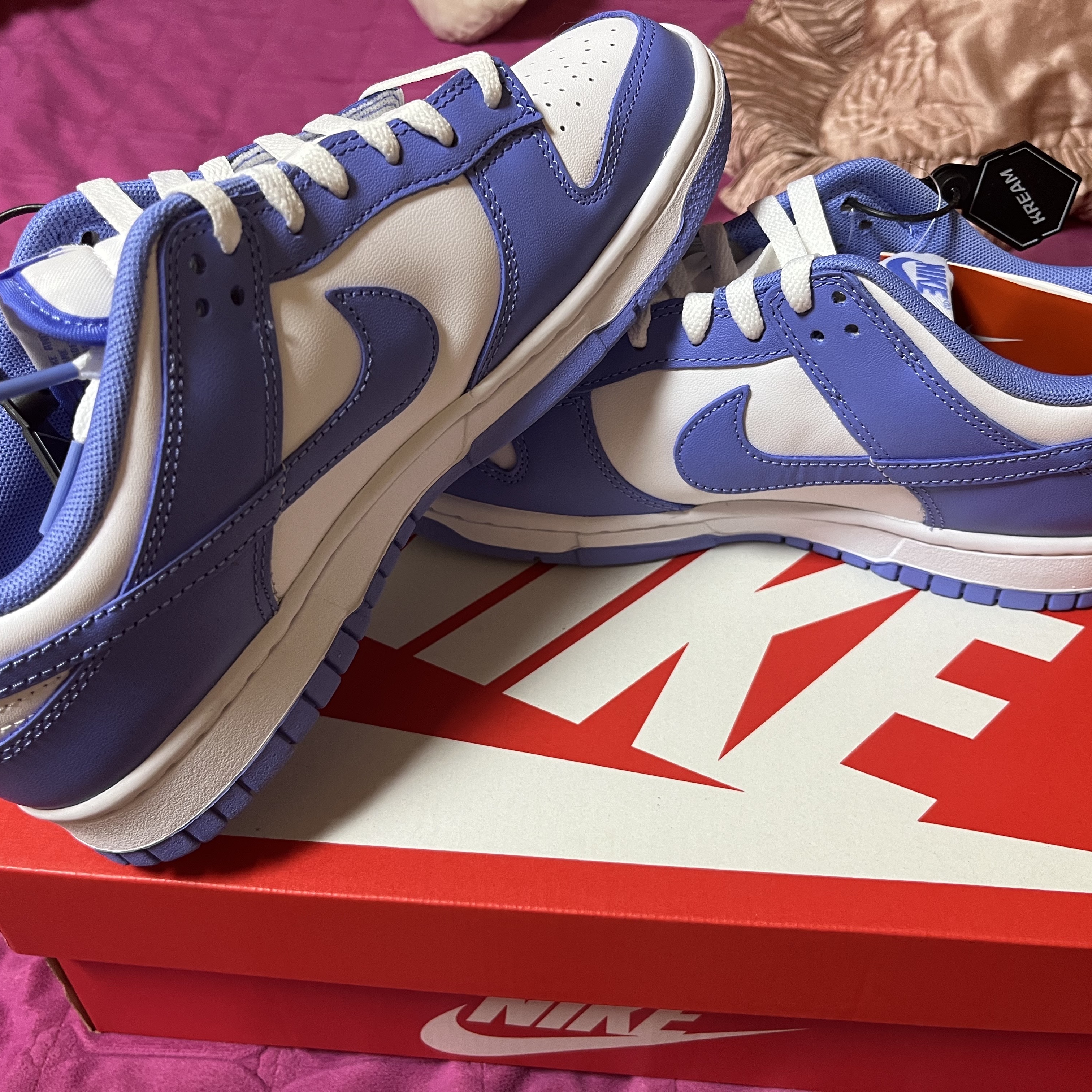 Nike Dunk Low Retro White Polar Blue 착용 스타일