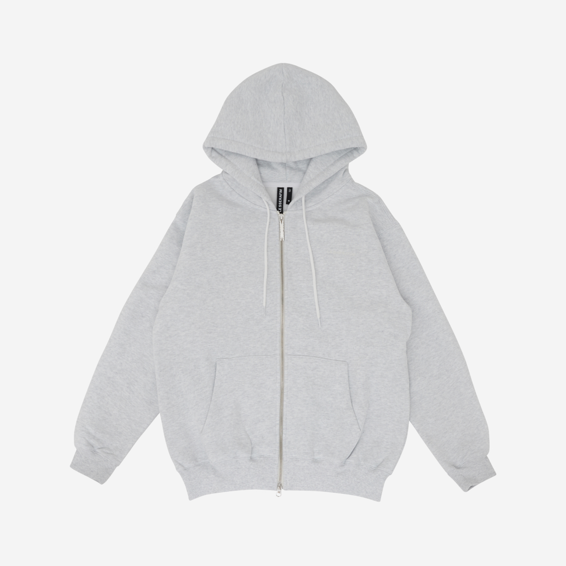 르세라핌 집업 후디 멜란지 그레이(LE SSERAFIM Zip-up Hoodie Melange Grey)
