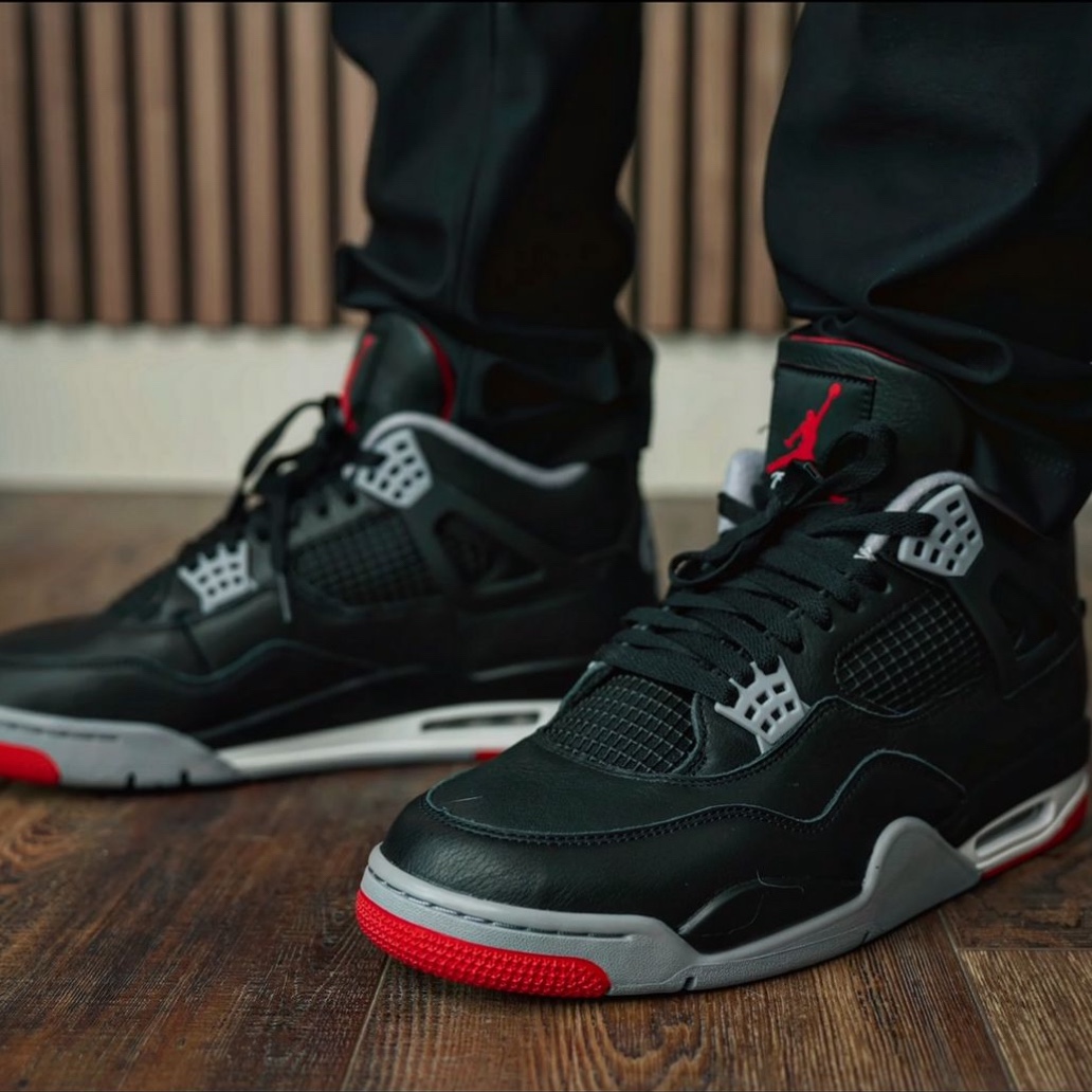 Jordan 4 Retro Bred Reimagined 착용 스타일 - 7