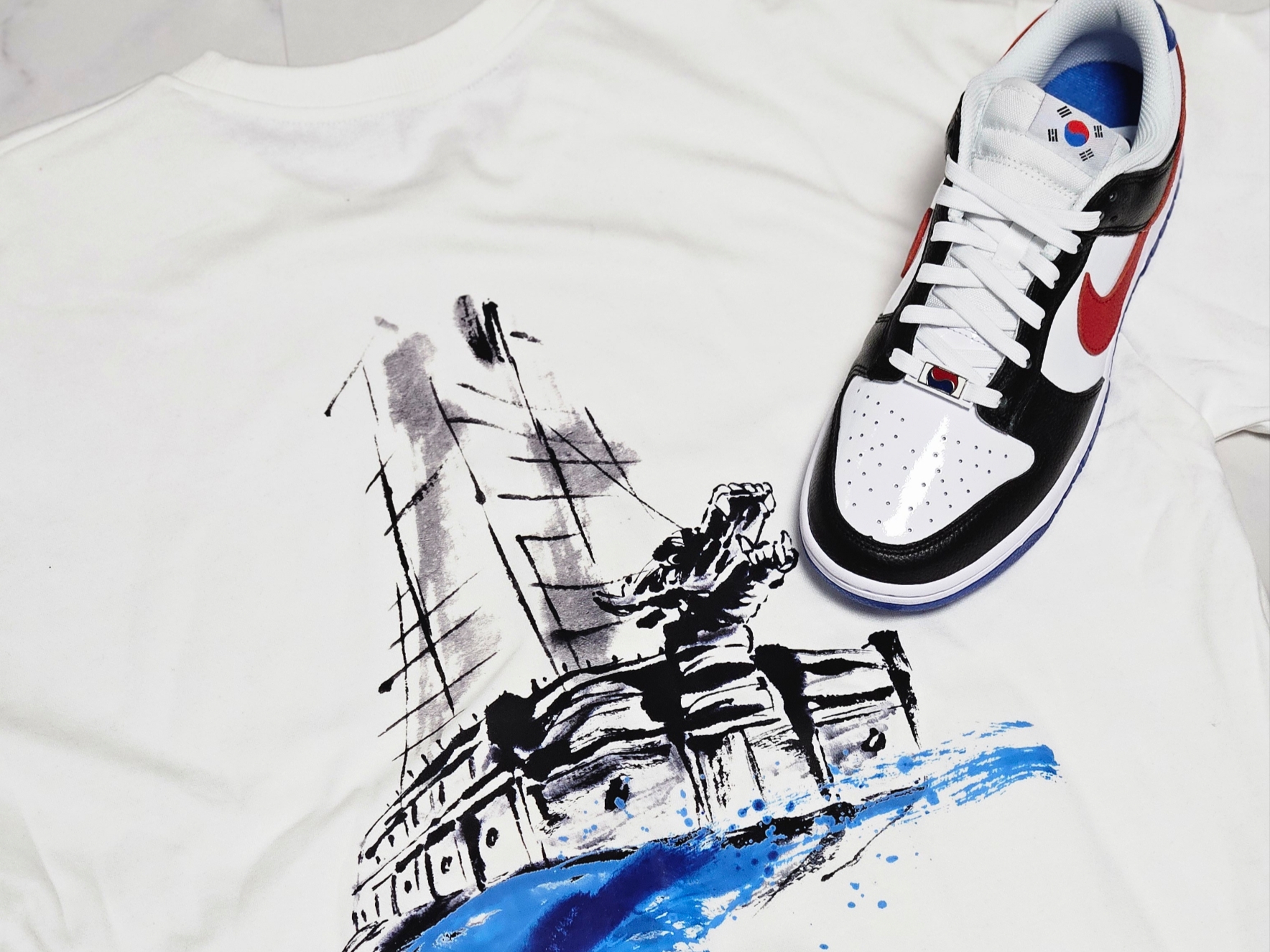 Nike Dunk Low SE Seoul 착용 스타일 - 3