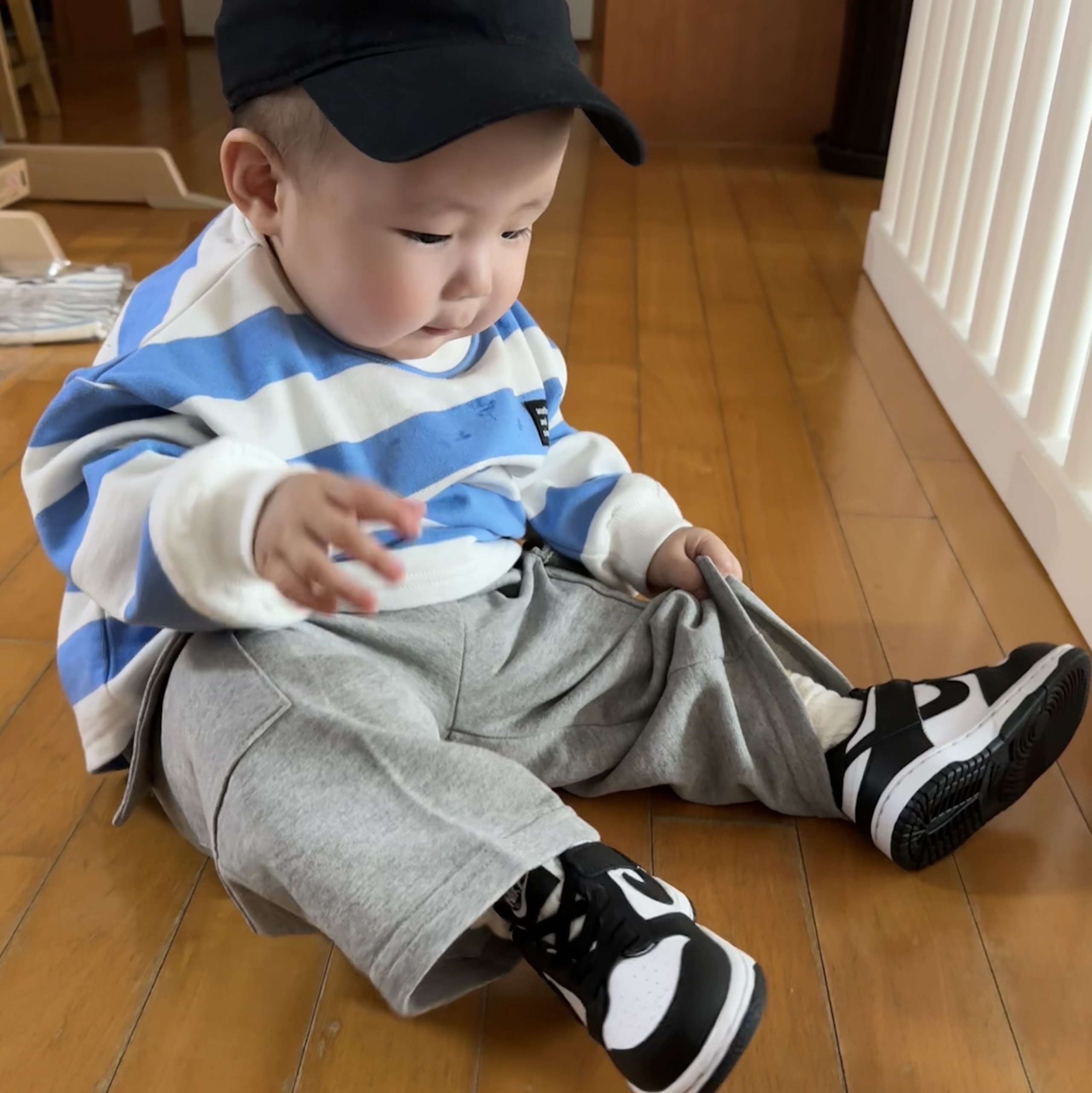(PS) Nike Dunk Low Black 착용 스타일