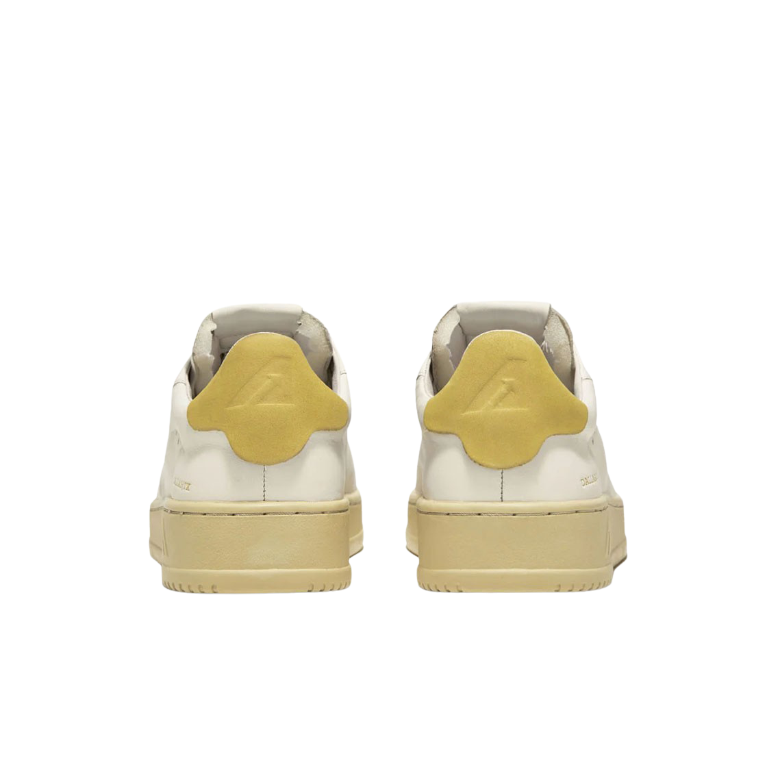 ADLW-NG02 (W) Autry Dallas Low Goatskin Nubuck Sneakers Yellow - #2