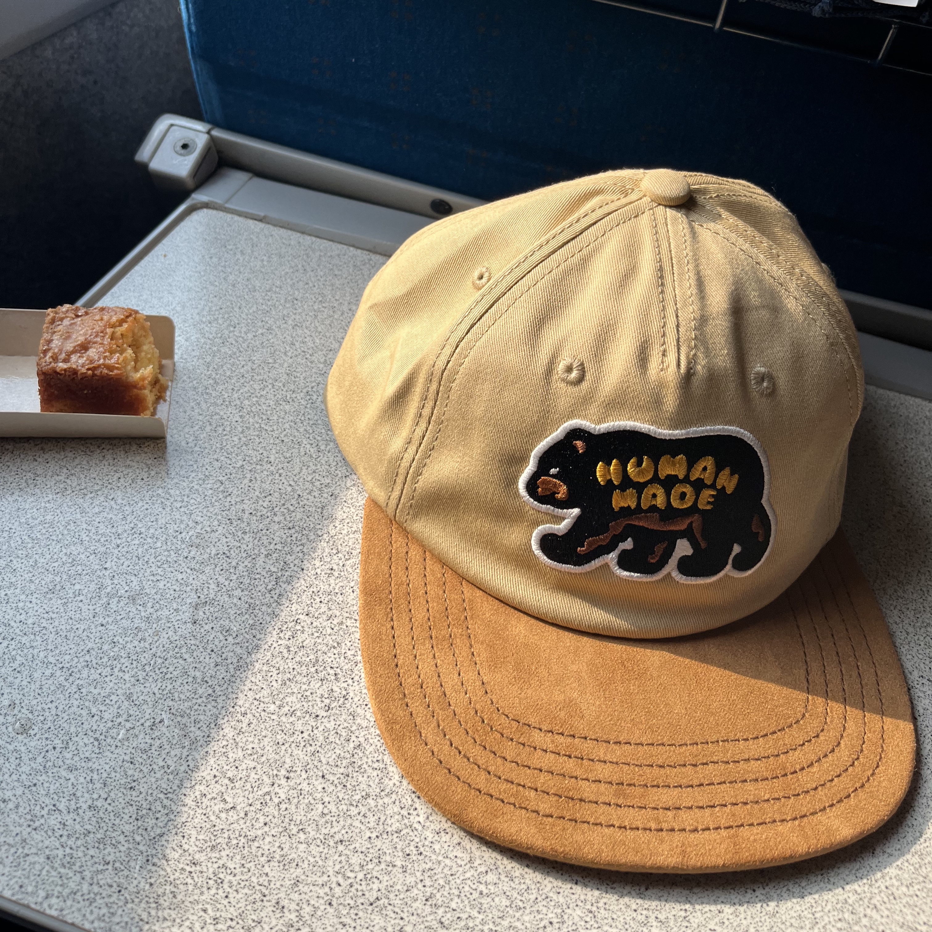 Human Made 5 Panel Twill Cap #2 Beige 착용 스타일 - 1