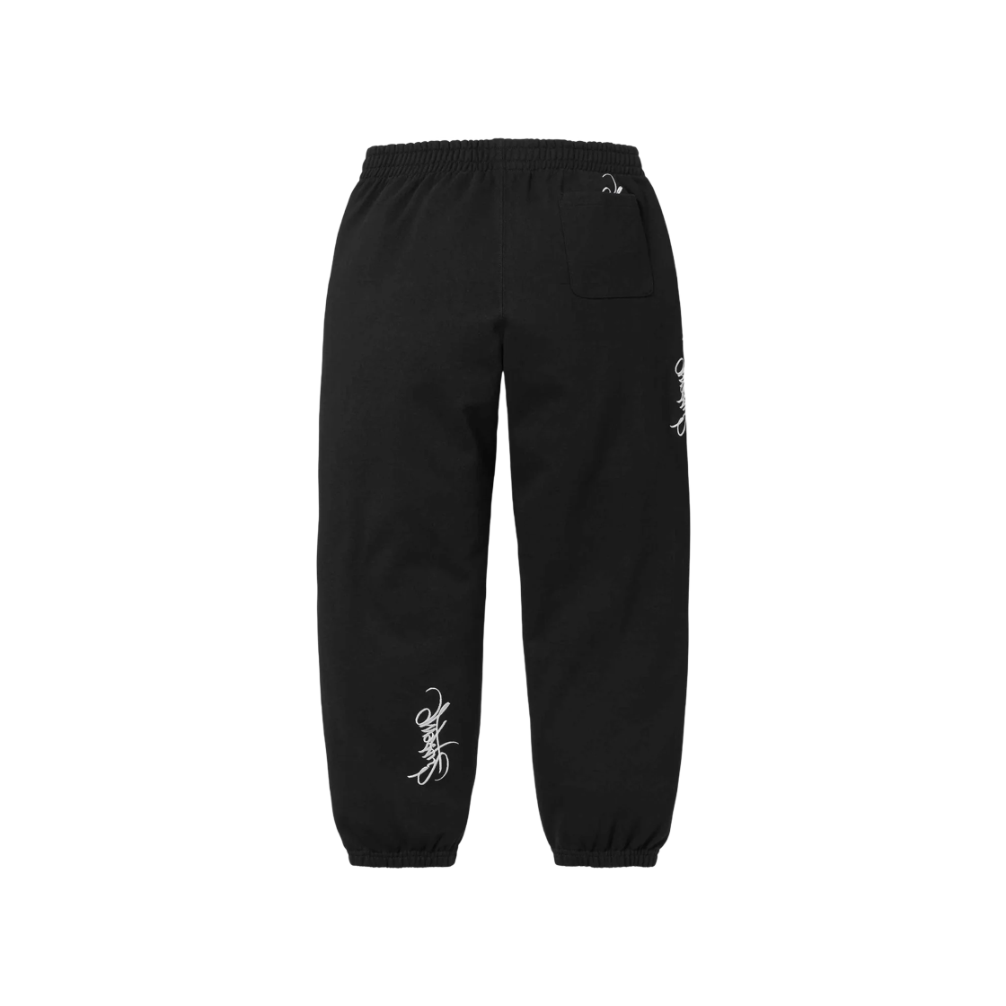 Supreme Tag Sweatpant Black - 24SS 상세 이미지 2