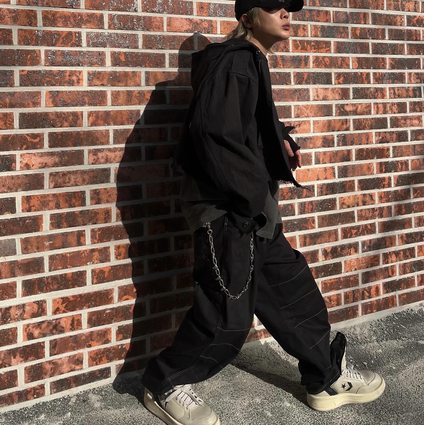 Converse x Drkshdw Turbowpn Pelican 착용 스타일 - 2