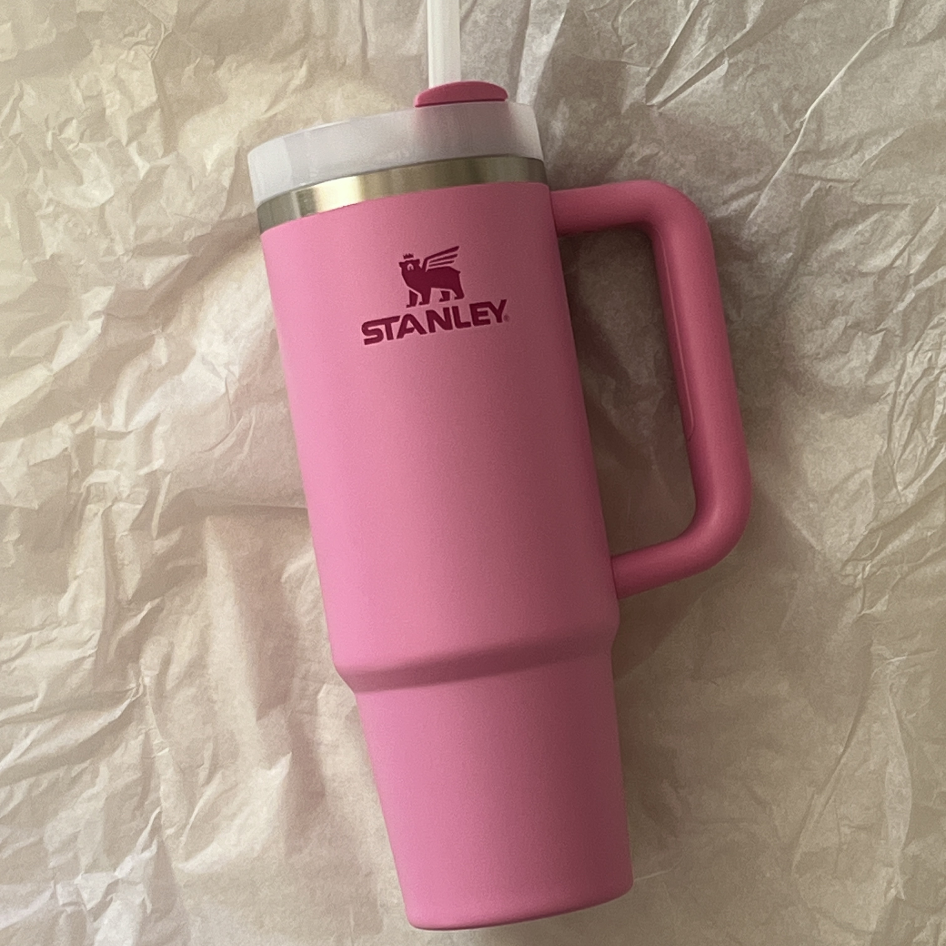 Stanley The Quencher H2.0 Flowstate Tumbler 887ml Peony 착용 스타일