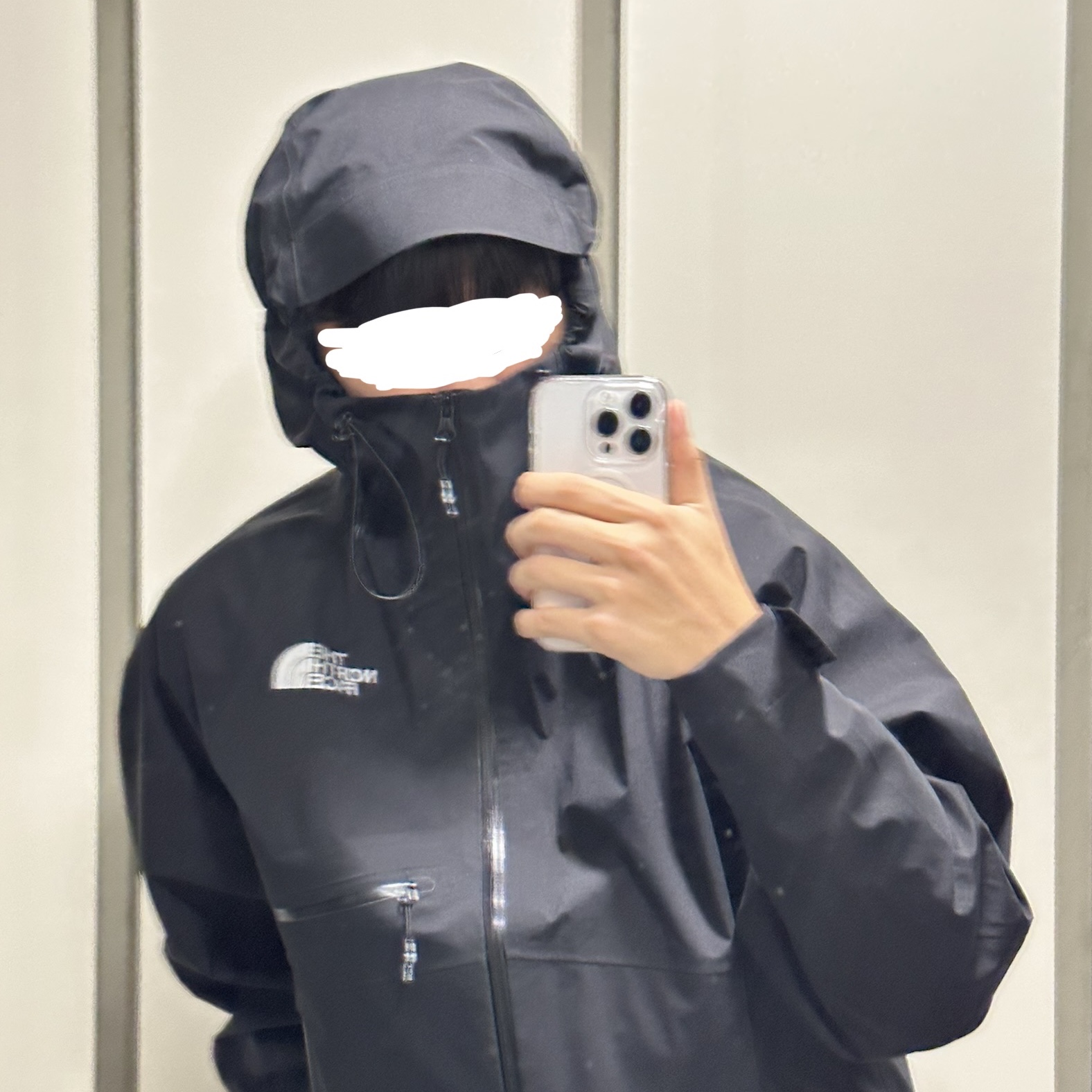 The North Face White Label Slope 3L Jacket Black 착용 스타일 - 2