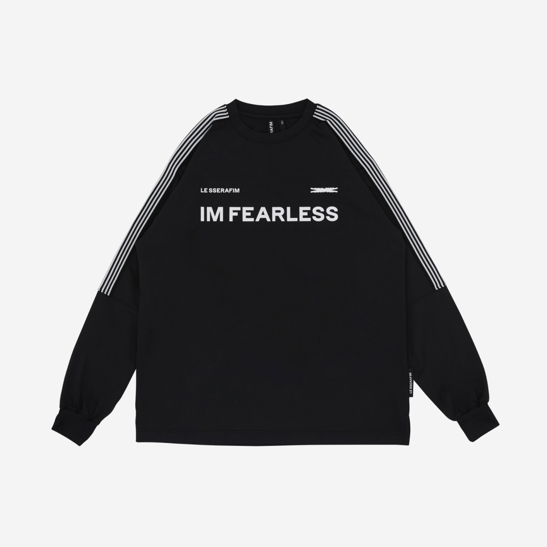 르세라핌 저지 롱슬리브 블랙(LE SSERAFIM Jersey L/S T-Shirt Black)