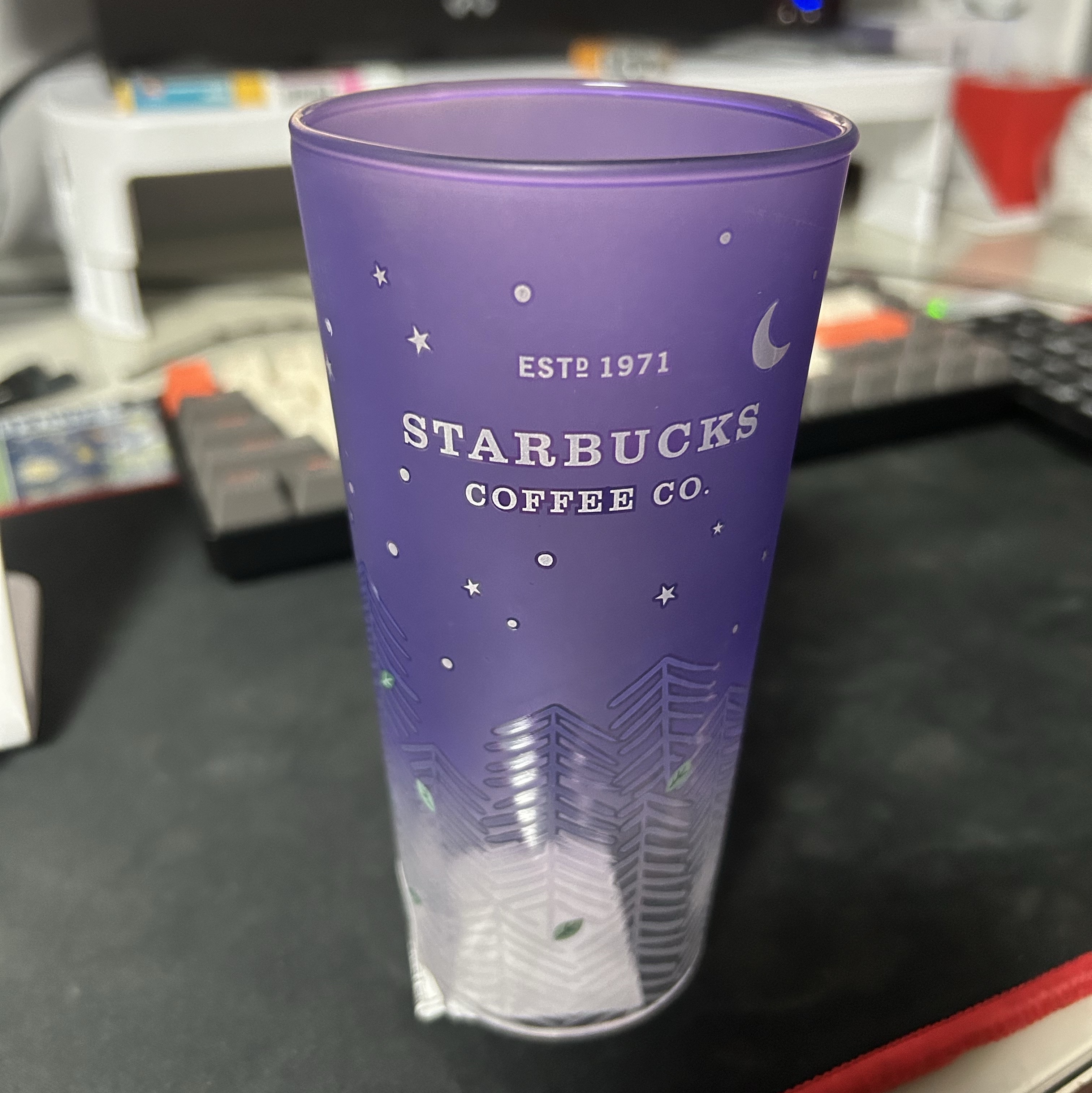 Starbucks 21 Summer Forest Glass Cup 473ml 착용 스타일