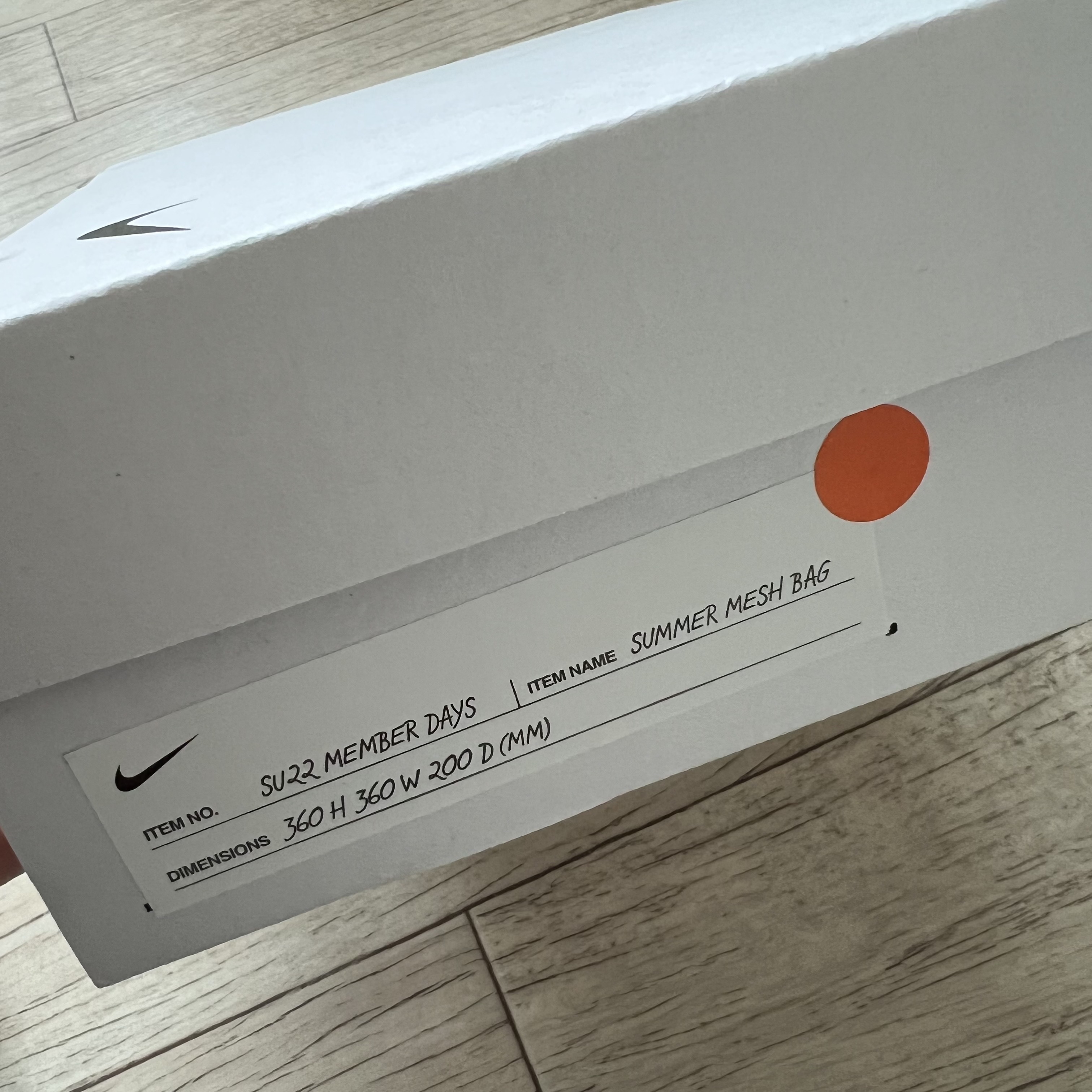 Nike Member Days Summer Mesh Bag ์ฐฉ์ฉ ์คํ์ผ - 2