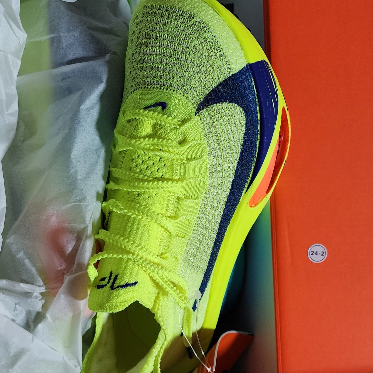 (W) Nike Air Zoom Alphafly Next% 3 Volt 착용 스타일