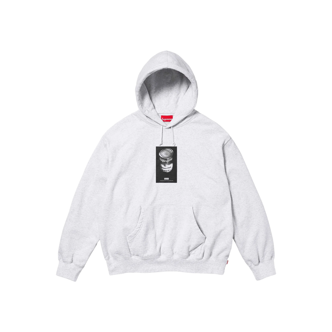 Supreme Soup Can Hooded Sweatshirt Ash Grey - 24SS 상세 이미지 1