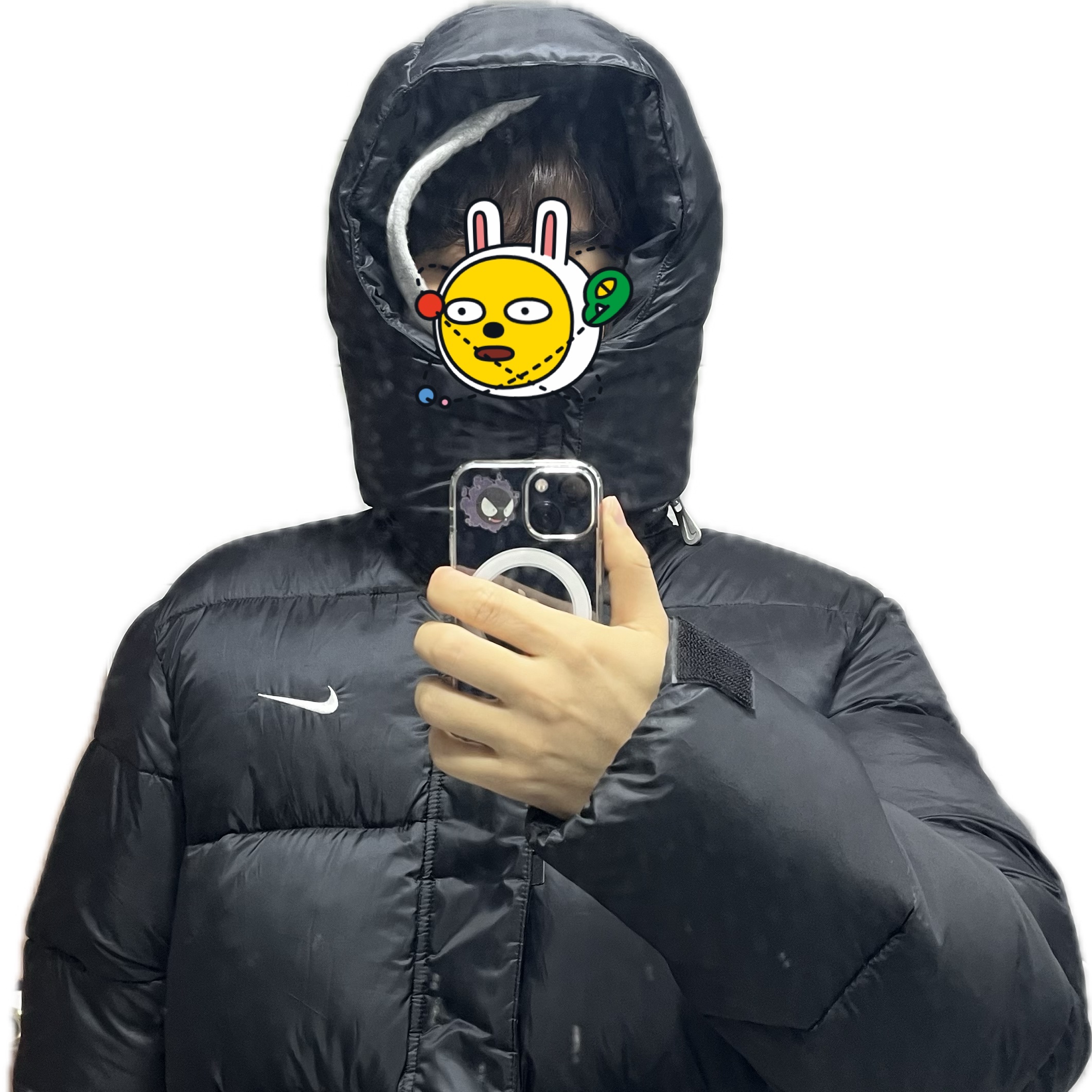 Nike Life Therma-Fit Puffer Jacket Black - Asia 착용 스타일