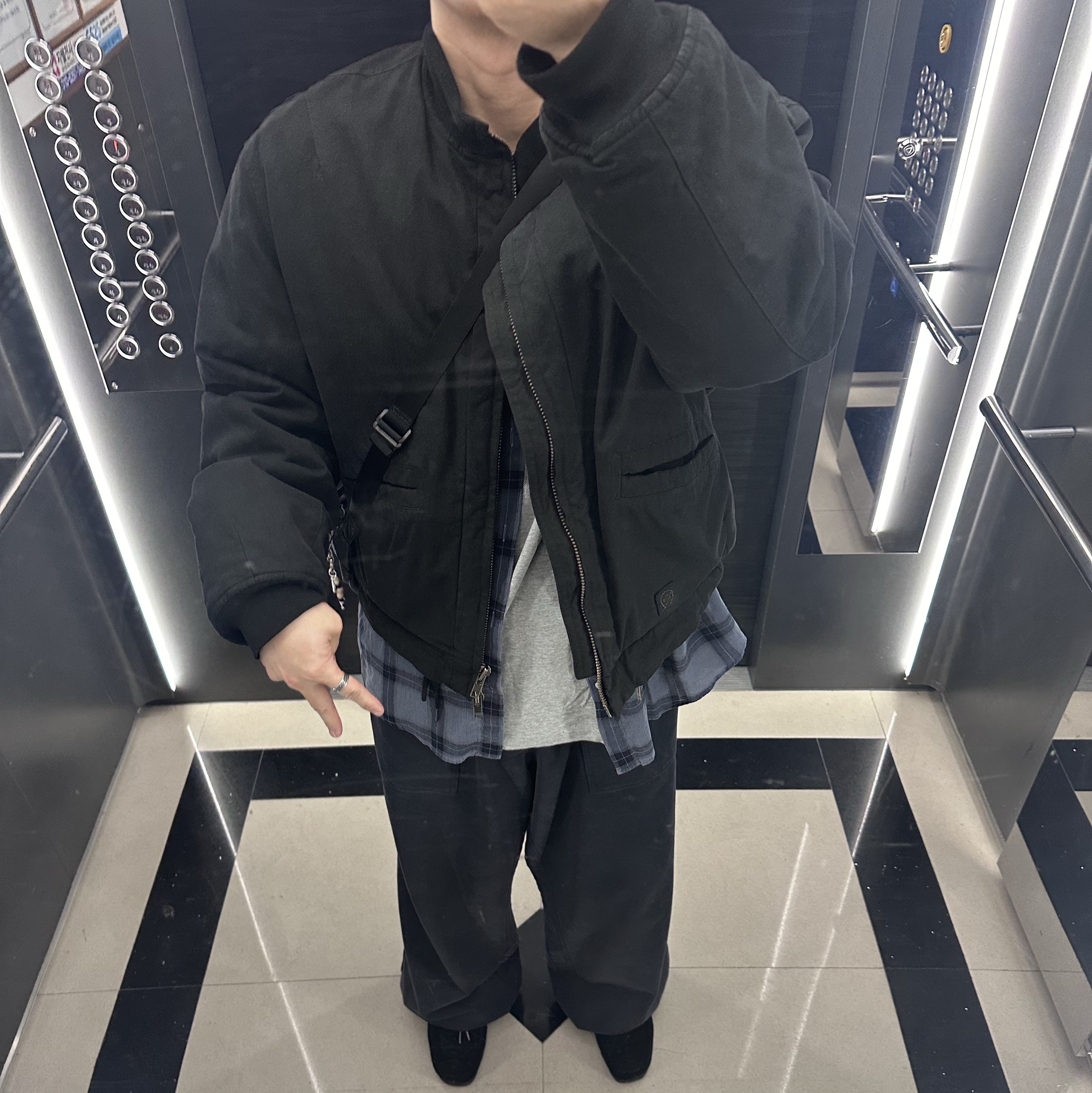 Polyteru 1011 Fatigue Sweatpants 1.2v Dark Purple Navy, [프리오더] Polyteru Wallabee Shoes Woven Black 착용 스타일