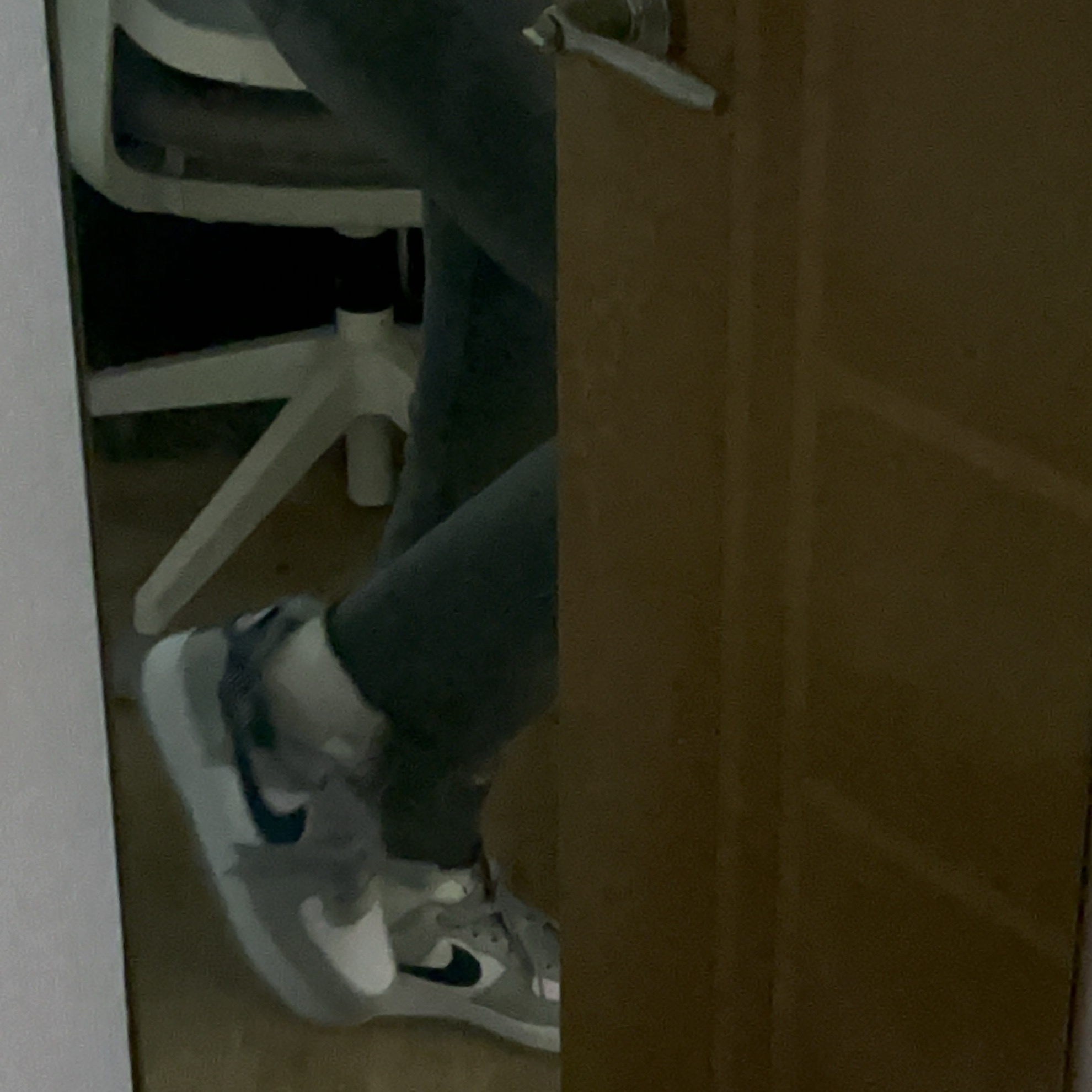 Nike Air Force 1 '07 LV8 Athletic Club Light Smoke Grey Marina 착용 스타일