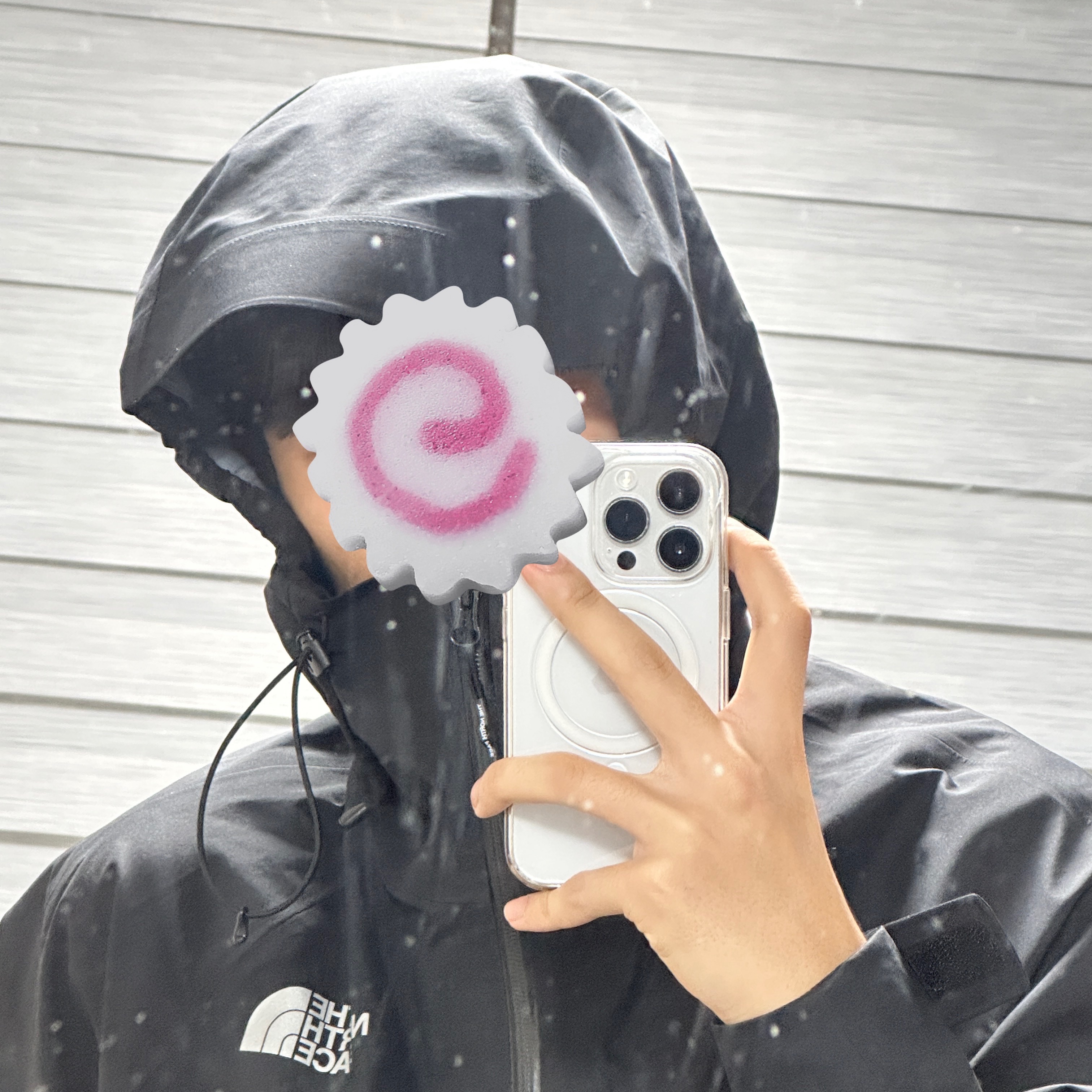 The North Face White Label Slope 3L Jacket Black 착용 스타일 - 1