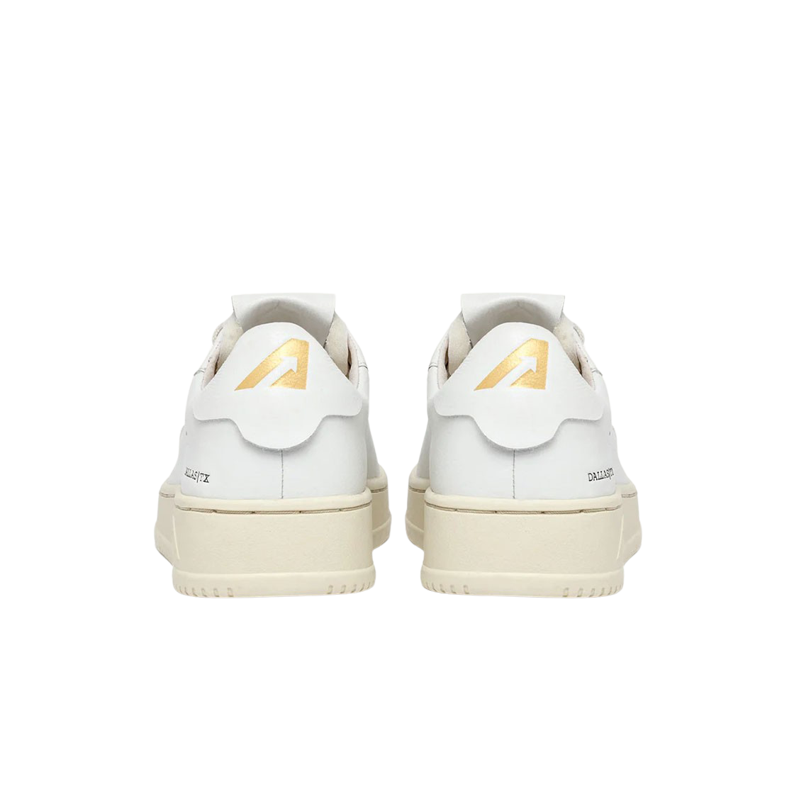 (W) 오트리 달라스 로우 레더 스니커즈 화이트 플래티넘((W) Autry Dallas Low Leather Sneakers White Platinum) - 2